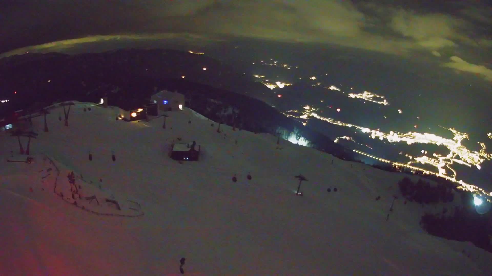 Kronplatz peak Ski resort | view to Bruneck