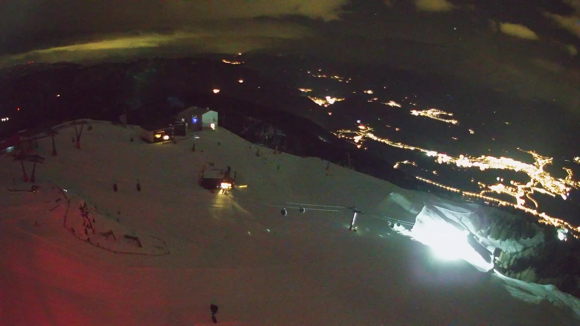 Station de ski Kronplatz sommet | vue sur Brunico