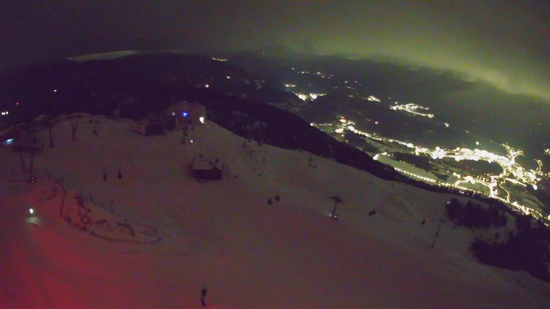 Station de ski Kronplatz sommet | vue sur Brunico