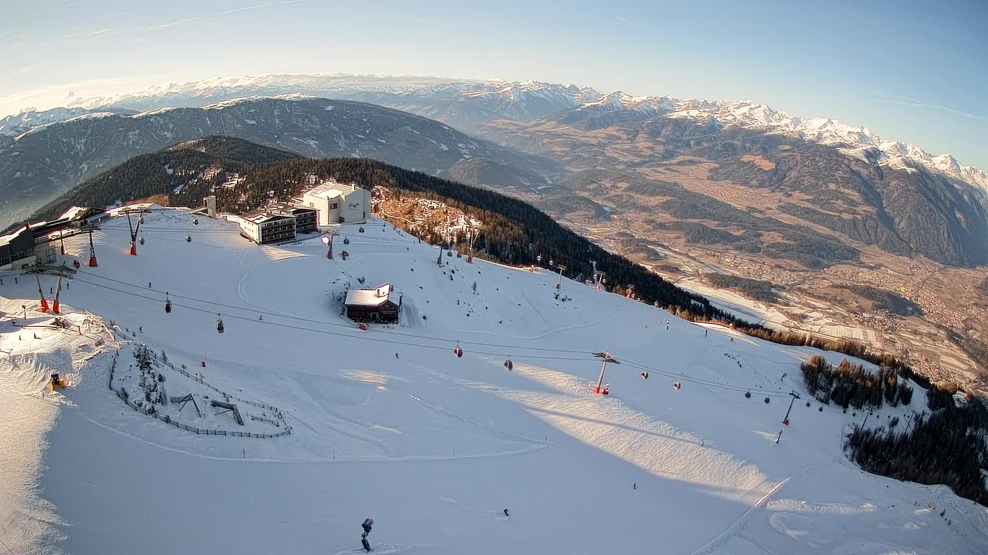 Stazione sciistica di Plan de Corones | vista su Brunico