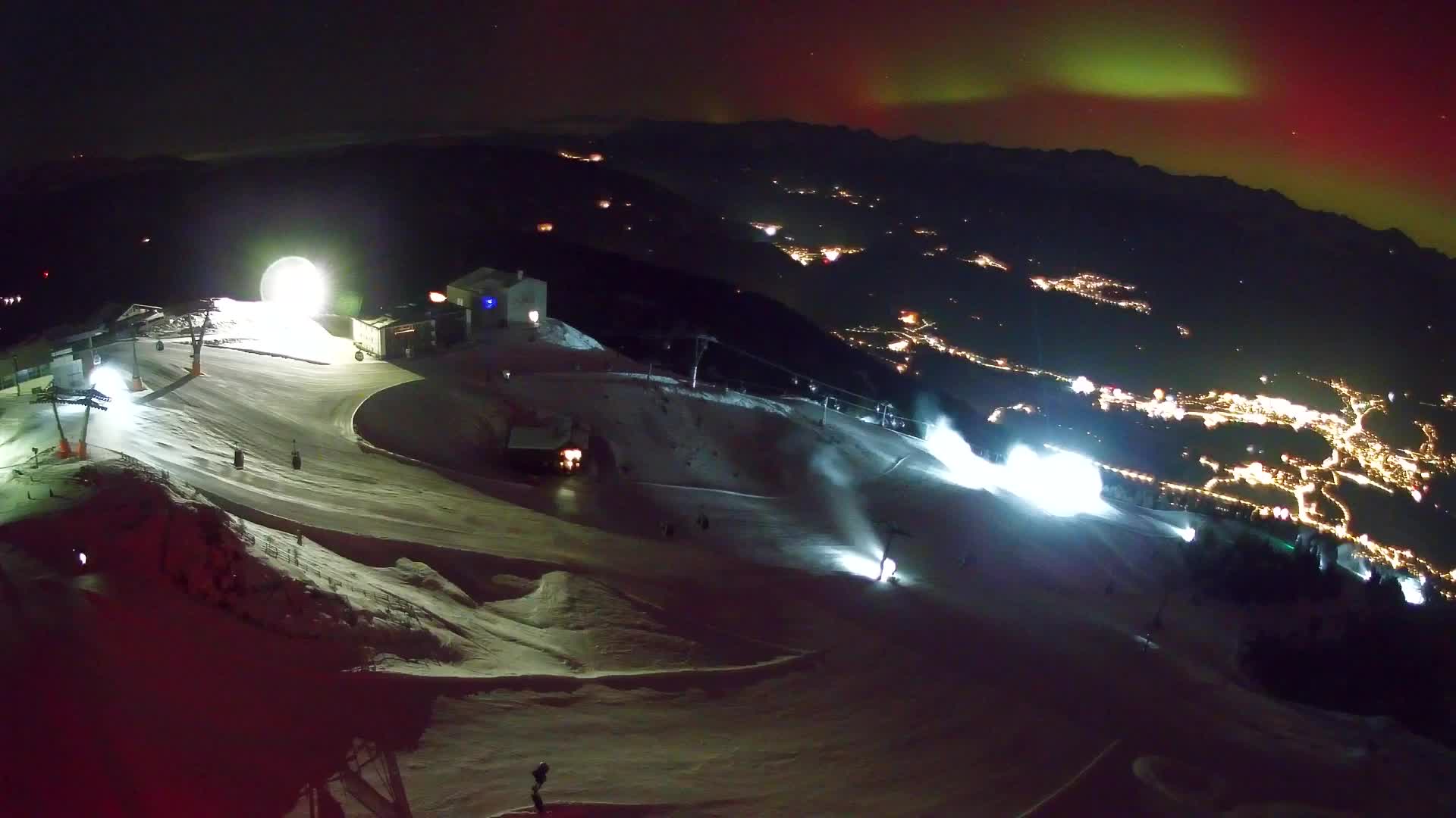 Skigebiet Kronplatz Gipfel | Blick auf Bruneck