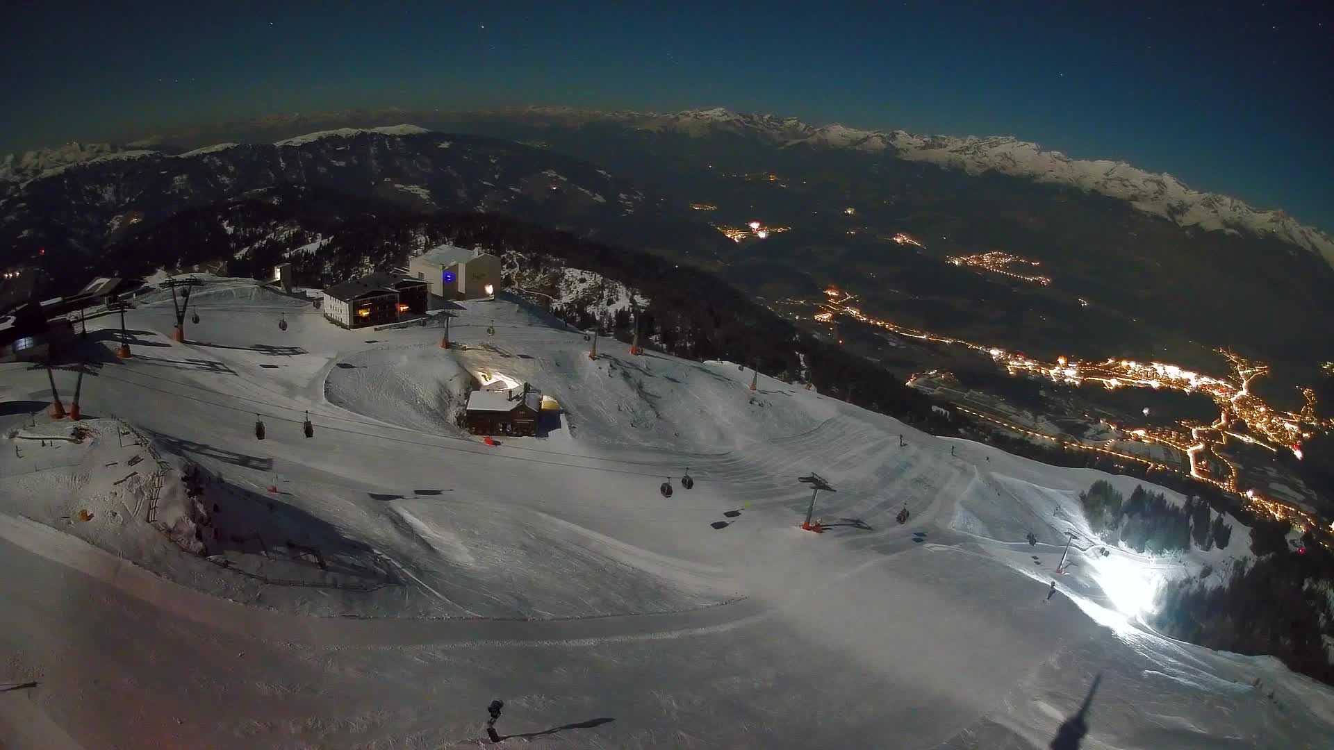 Smučišče Kronplatz – vrh | pogled na Bruneck