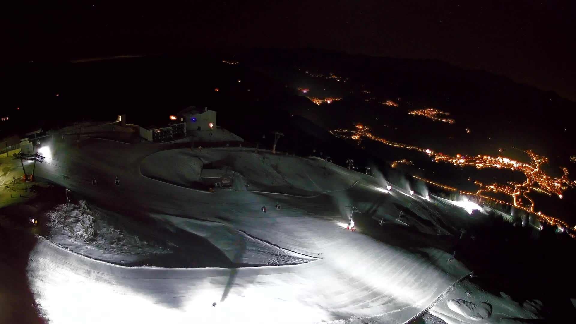 Station de ski Kronplatz sommet | vue sur Brunico