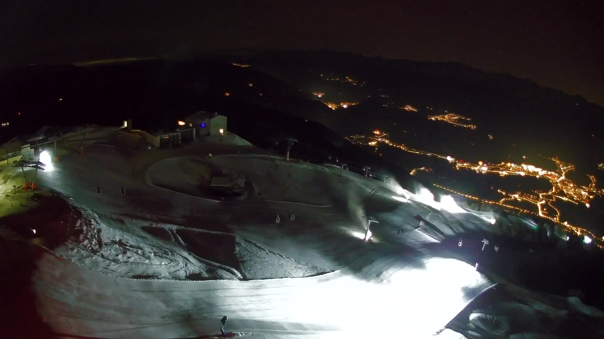 Station de ski Kronplatz sommet | vue sur Brunico