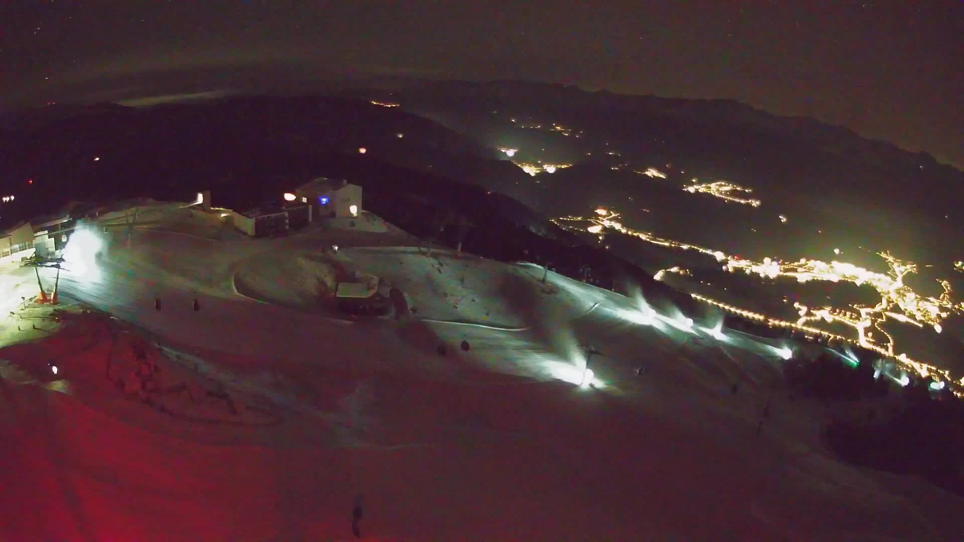 Kronplatz peak Ski resort | view to Bruneck