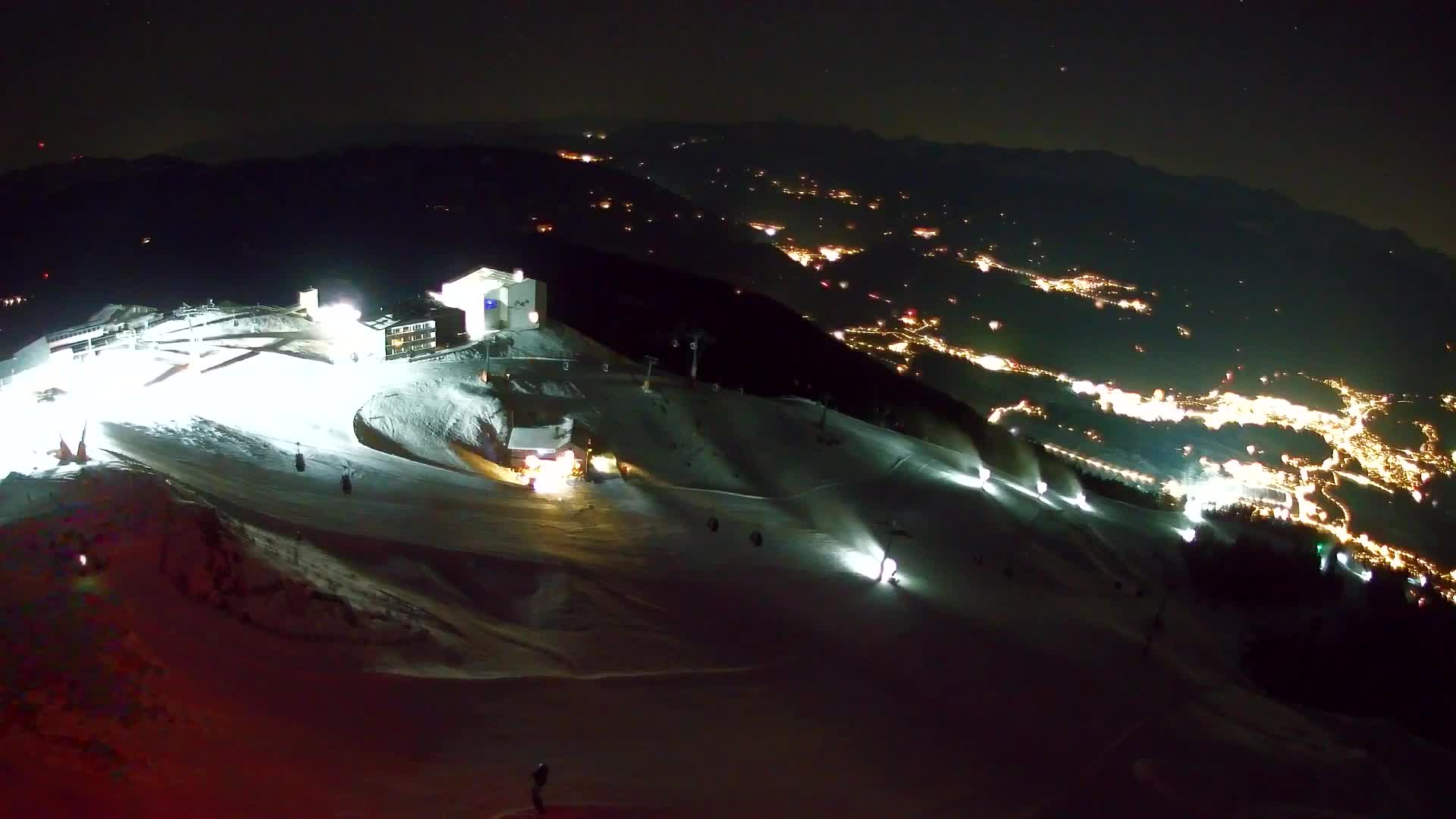 Stazione sciistica di Plan de Corones | vista su Brunico