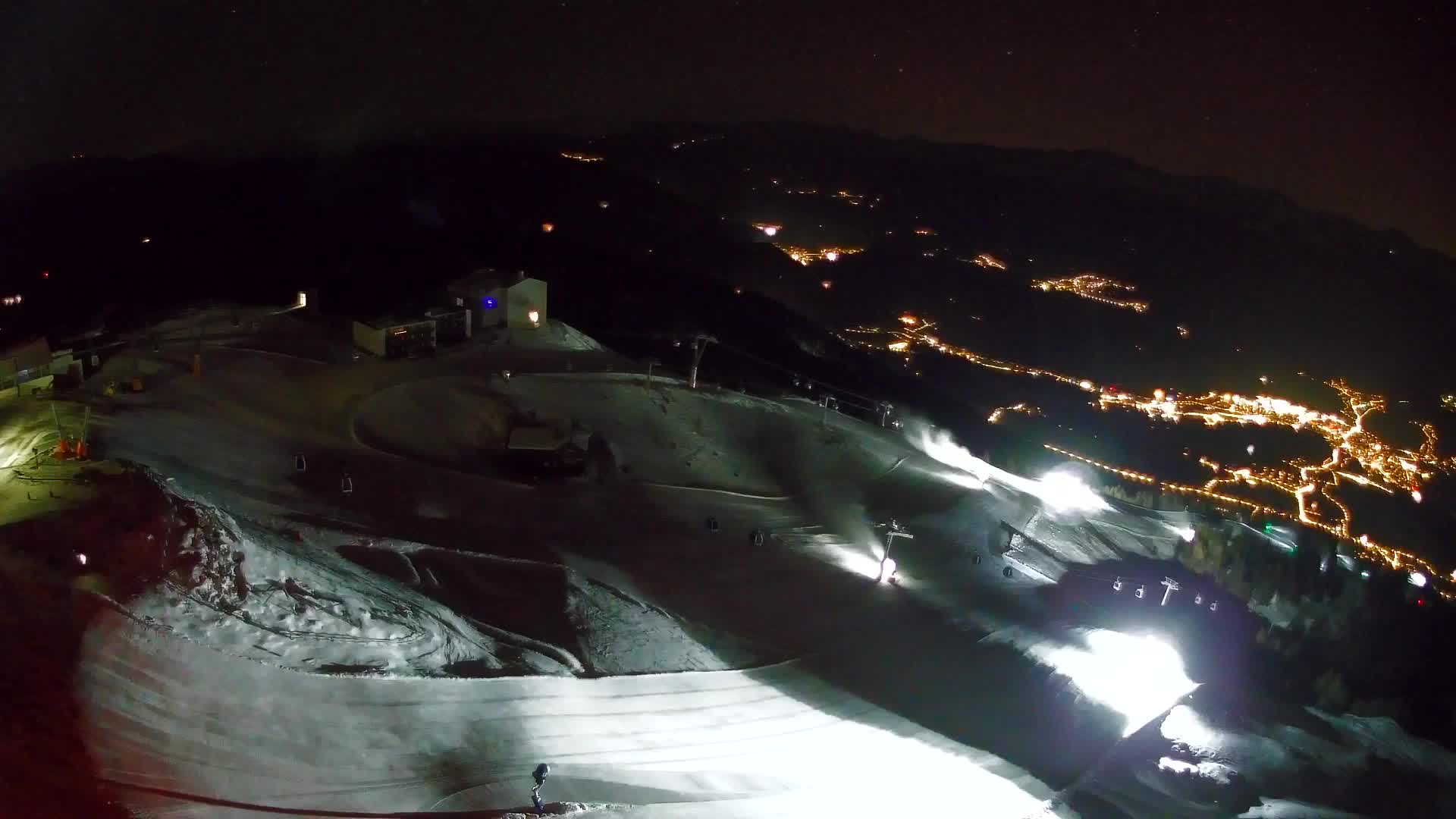Station de ski Kronplatz sommet | vue sur Brunico