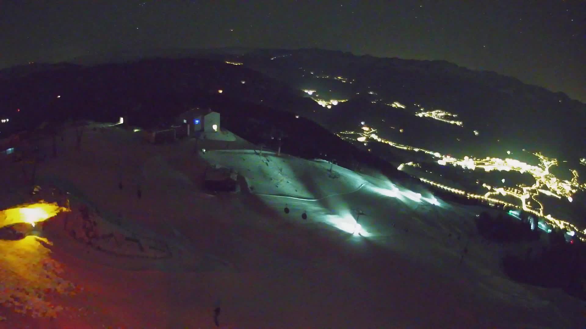 Skigebiet Kronplatz Gipfel | Blick auf Bruneck