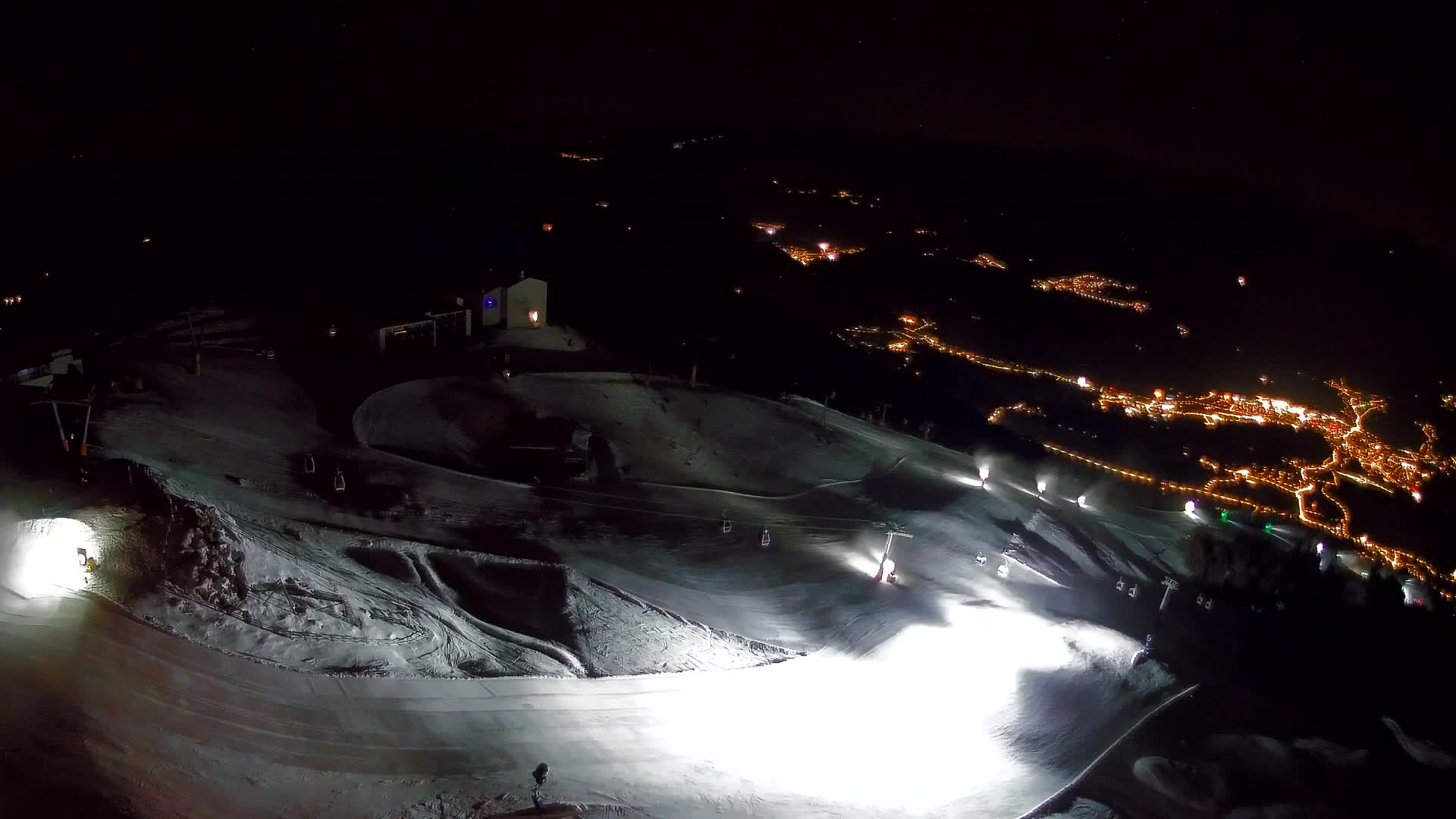 Kronplatz peak Ski resort | view to Bruneck
