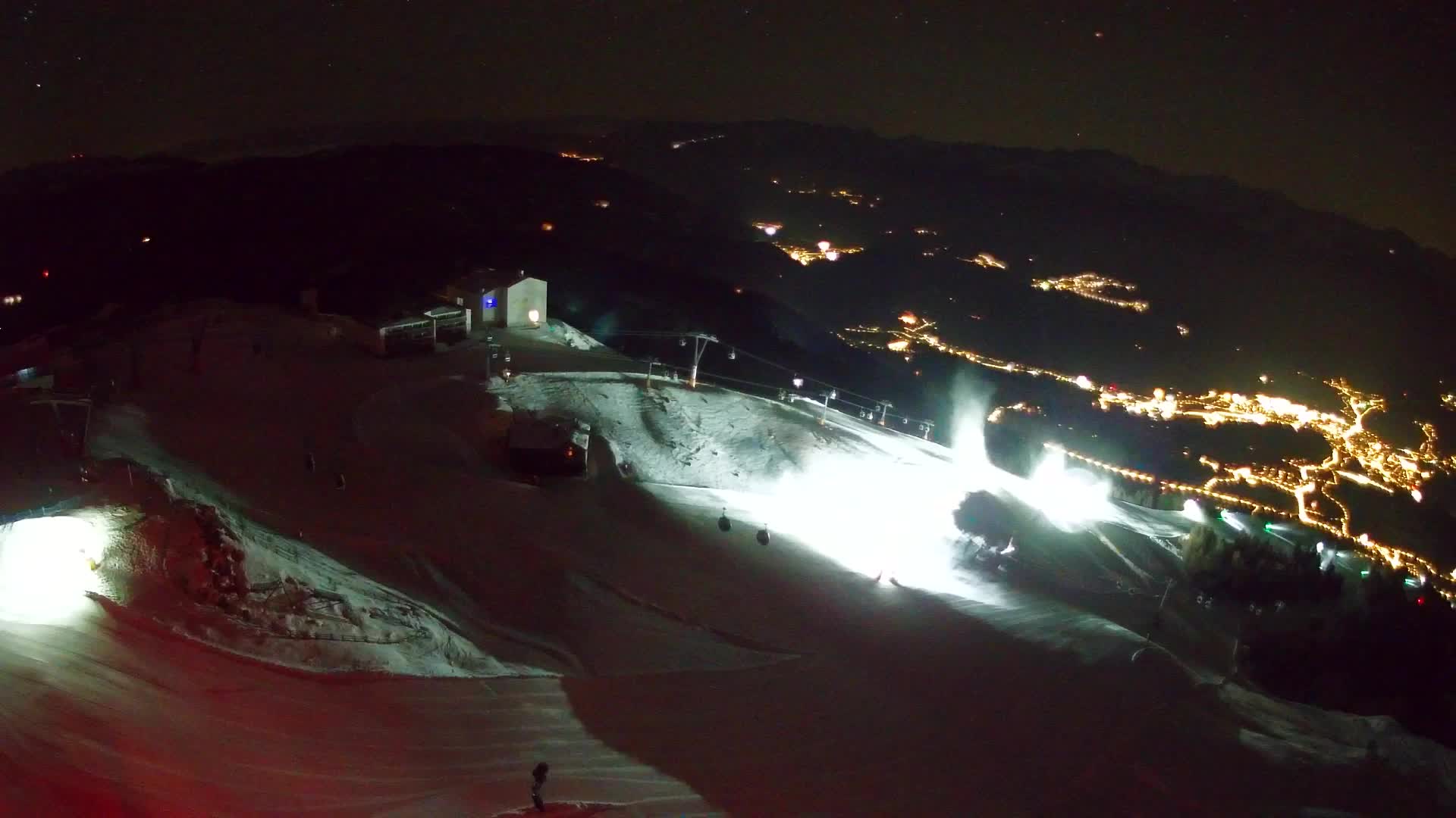 Kronplatz peak Ski resort | view to Bruneck