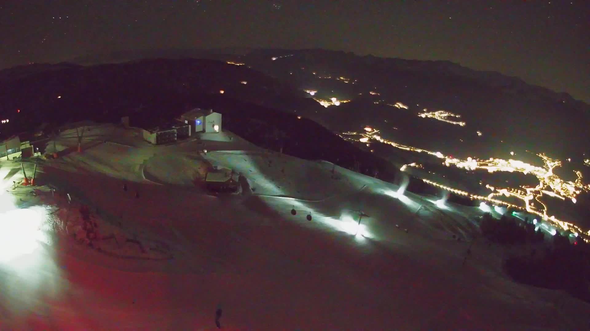 Station de ski Kronplatz sommet | vue sur Brunico