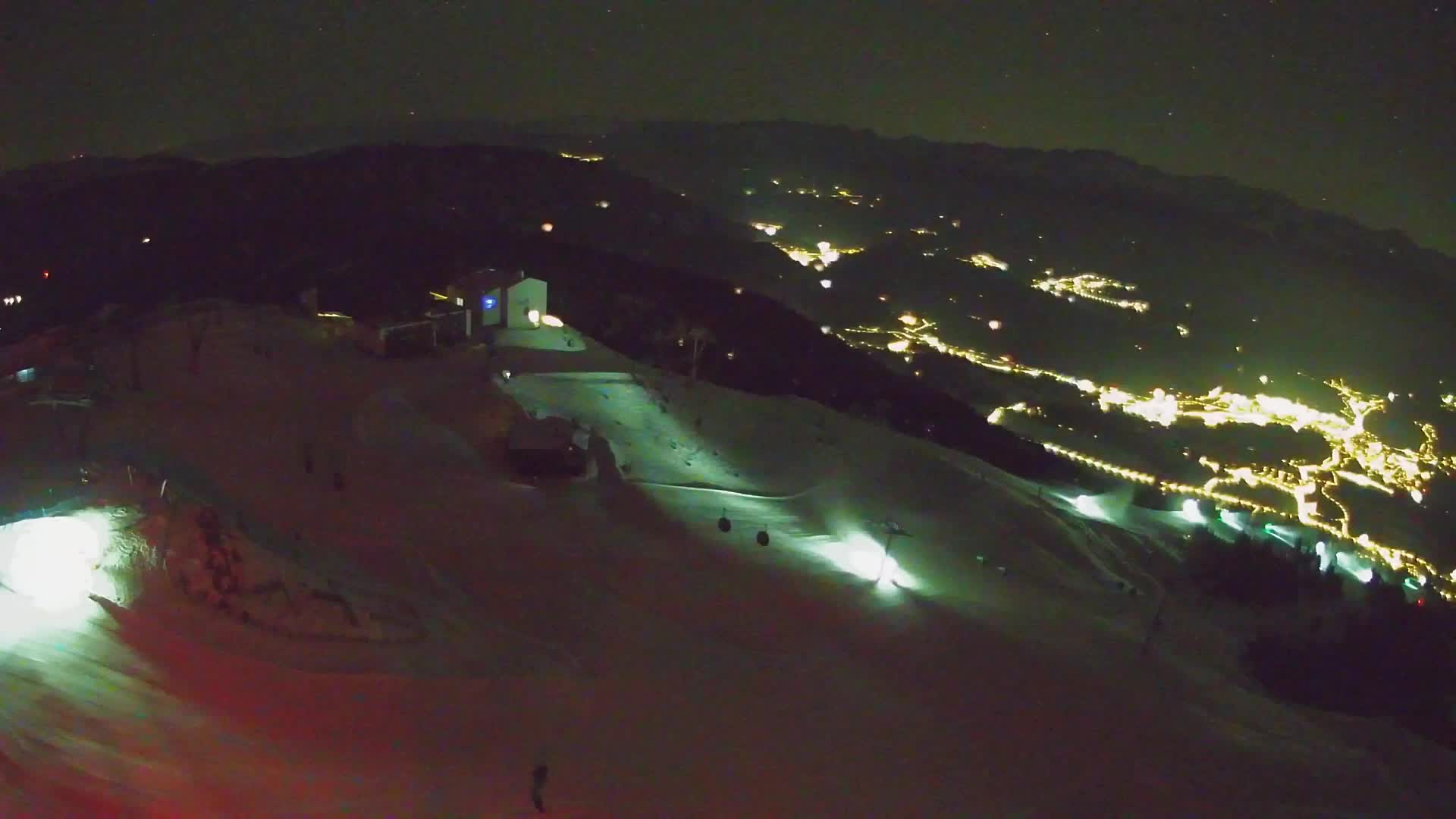 Station de ski Kronplatz sommet | vue sur Brunico