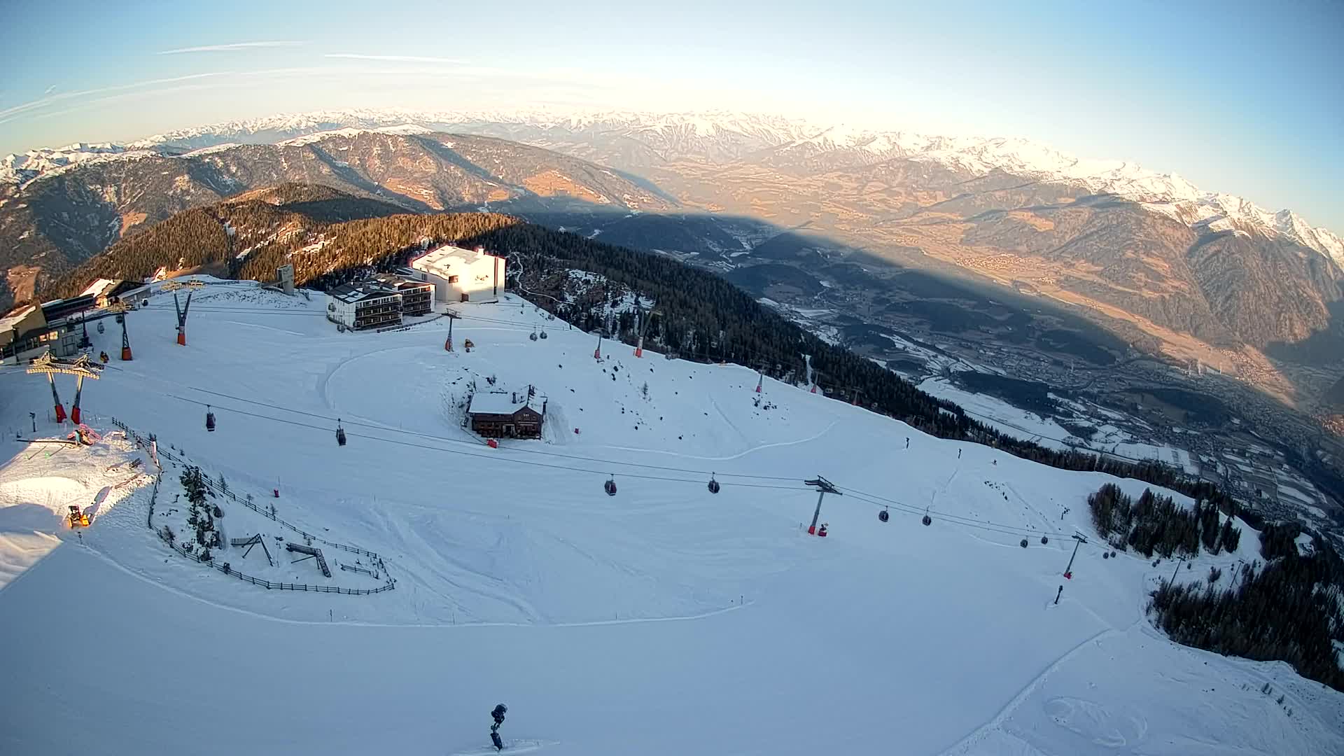 Smučišče Kronplatz – vrh | pogled na Bruneck