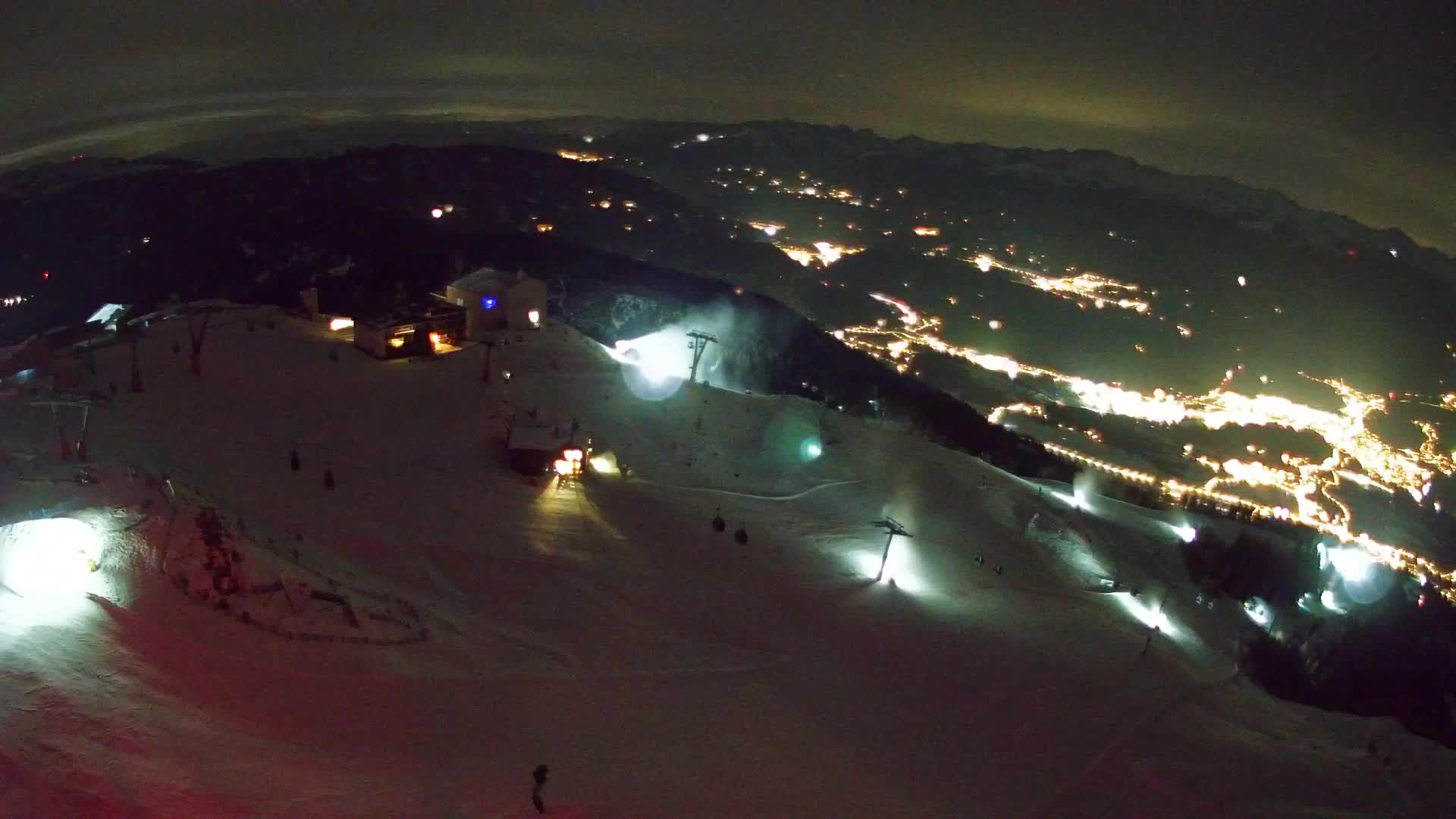Kronplatz peak Ski resort | view to Bruneck