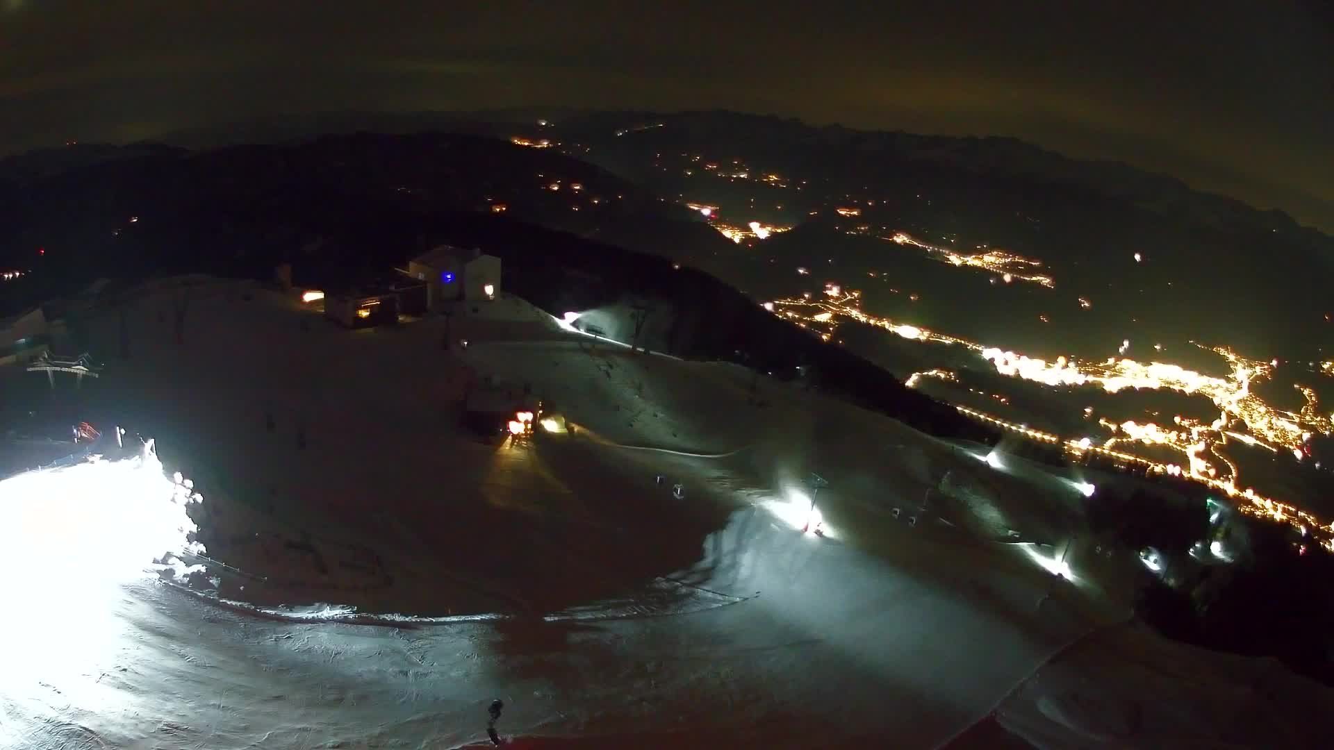 Skigebiet Kronplatz Gipfel | Blick auf Bruneck