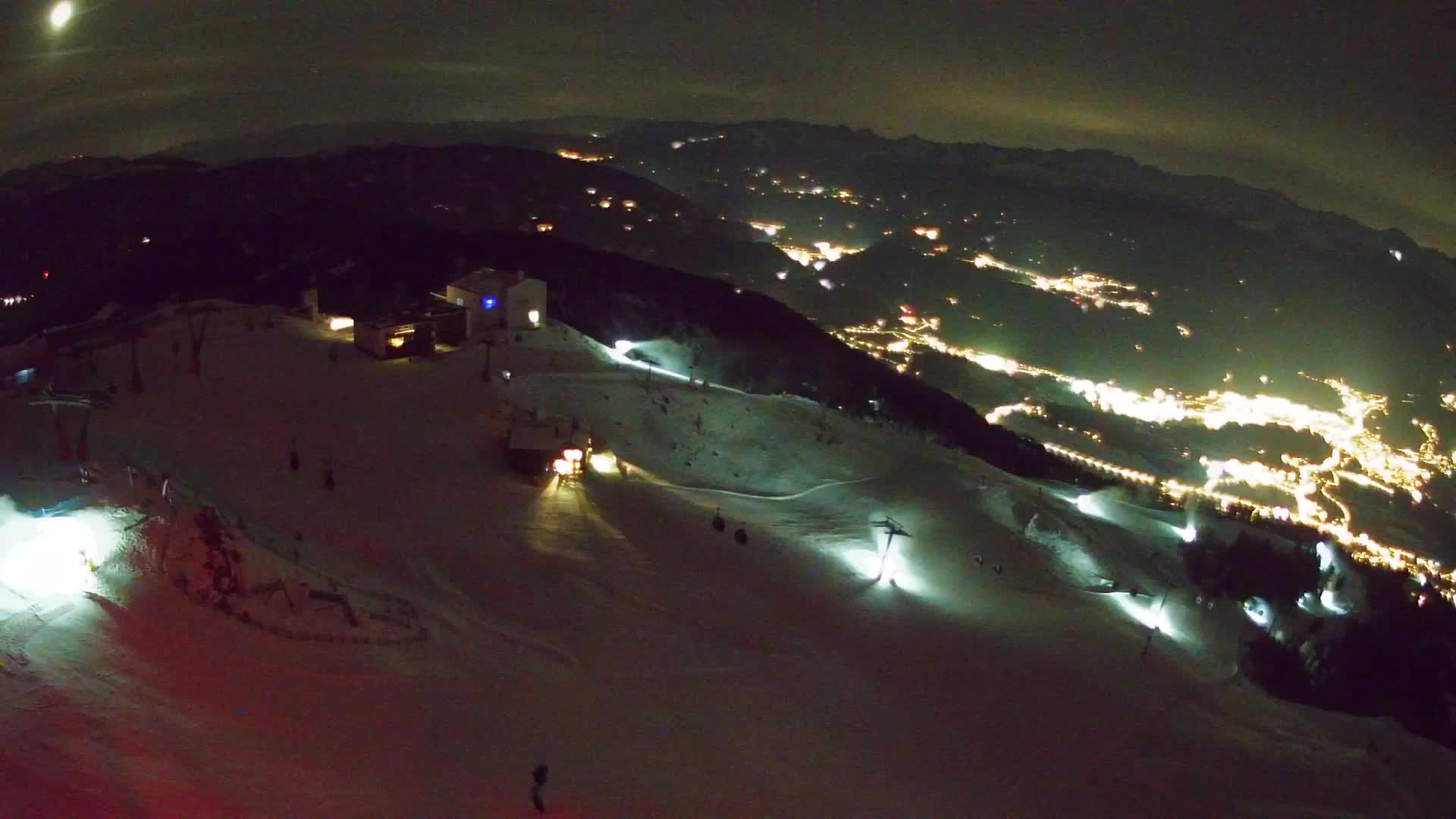 Kronplatz peak Ski resort | view to Bruneck
