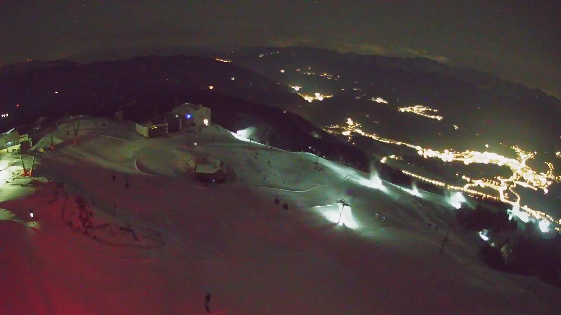 Skigebiet Kronplatz Gipfel | Blick auf Bruneck