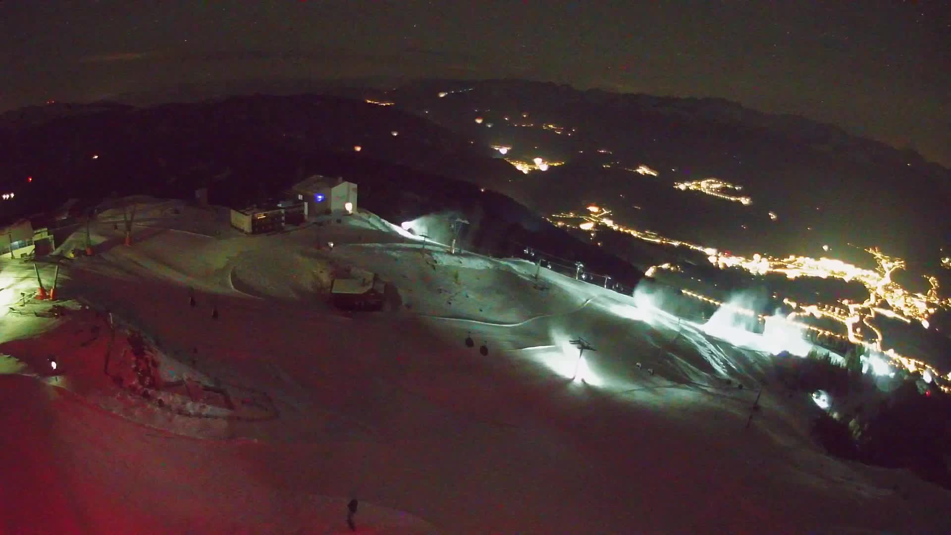 Kronplatz peak Ski resort | view to Bruneck