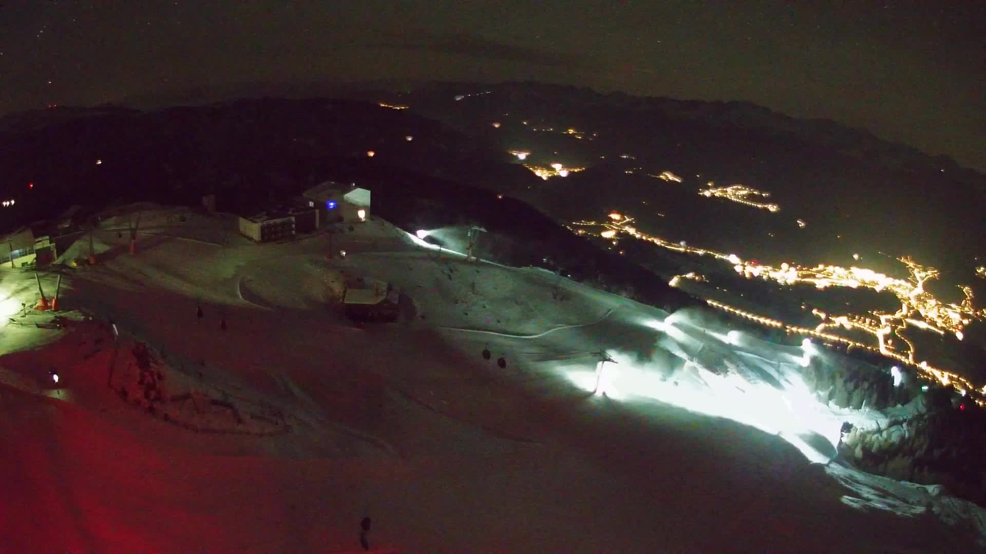 Skigebiet Kronplatz Gipfel | Blick auf Bruneck