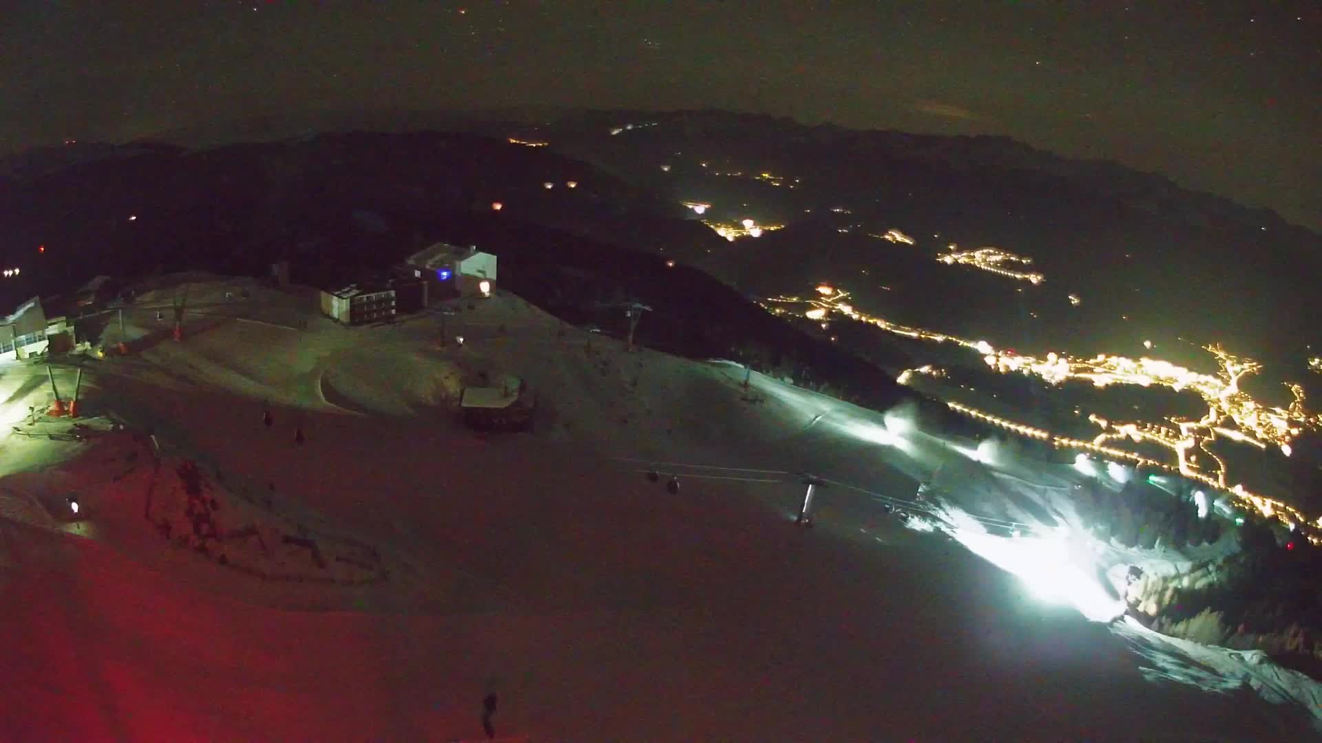 Kronplatz peak Ski resort | view to Bruneck