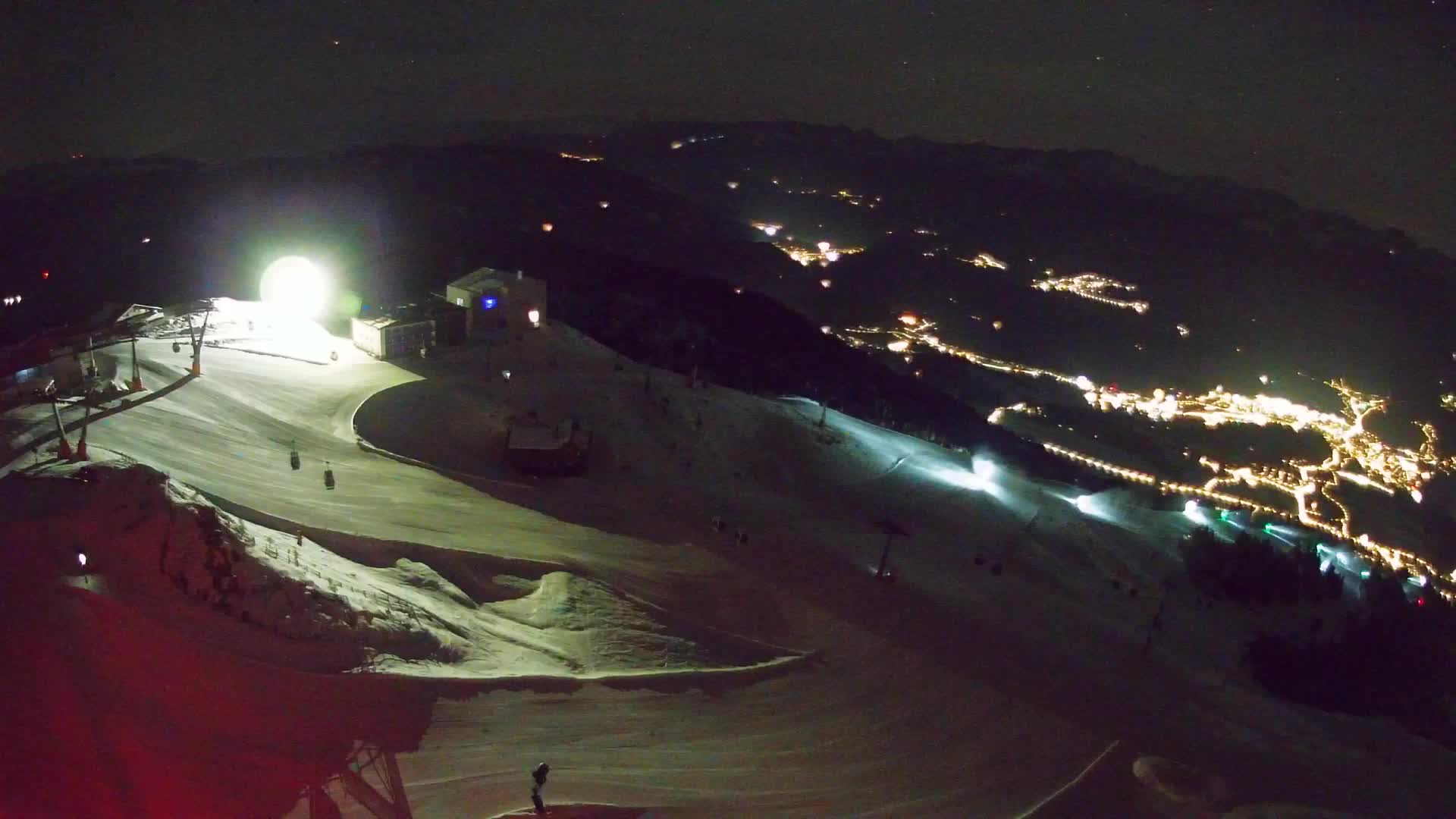Skigebiet Kronplatz Gipfel | Blick auf Bruneck