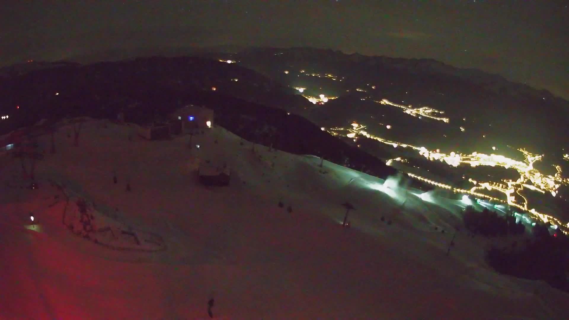 Station de ski Kronplatz sommet | vue sur Brunico