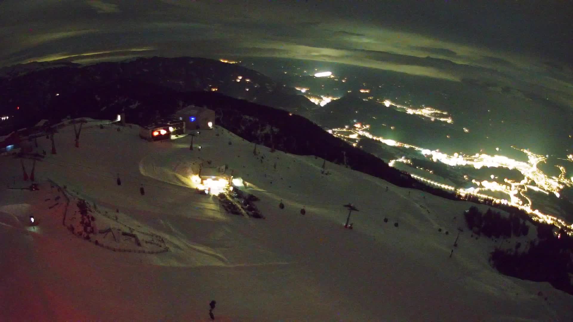 Skigebiet Kronplatz Gipfel | Blick auf Bruneck