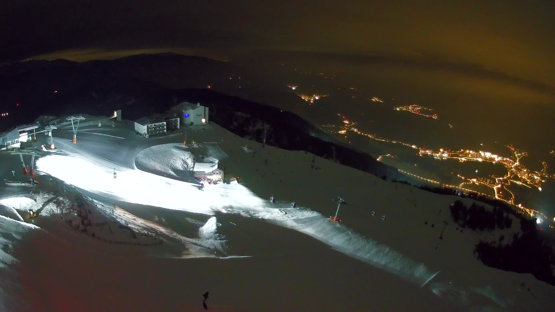 Skigebiet Kronplatz Gipfel | Blick auf Bruneck