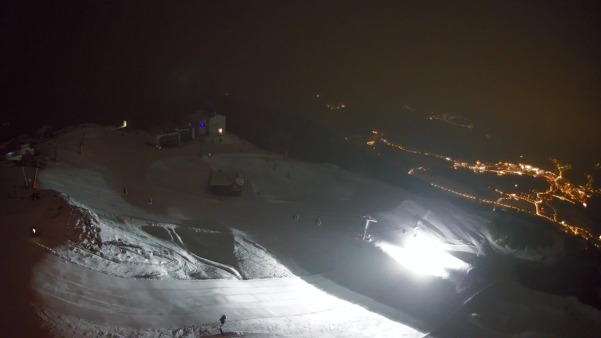 Station de ski Kronplatz sommet | vue sur Brunico