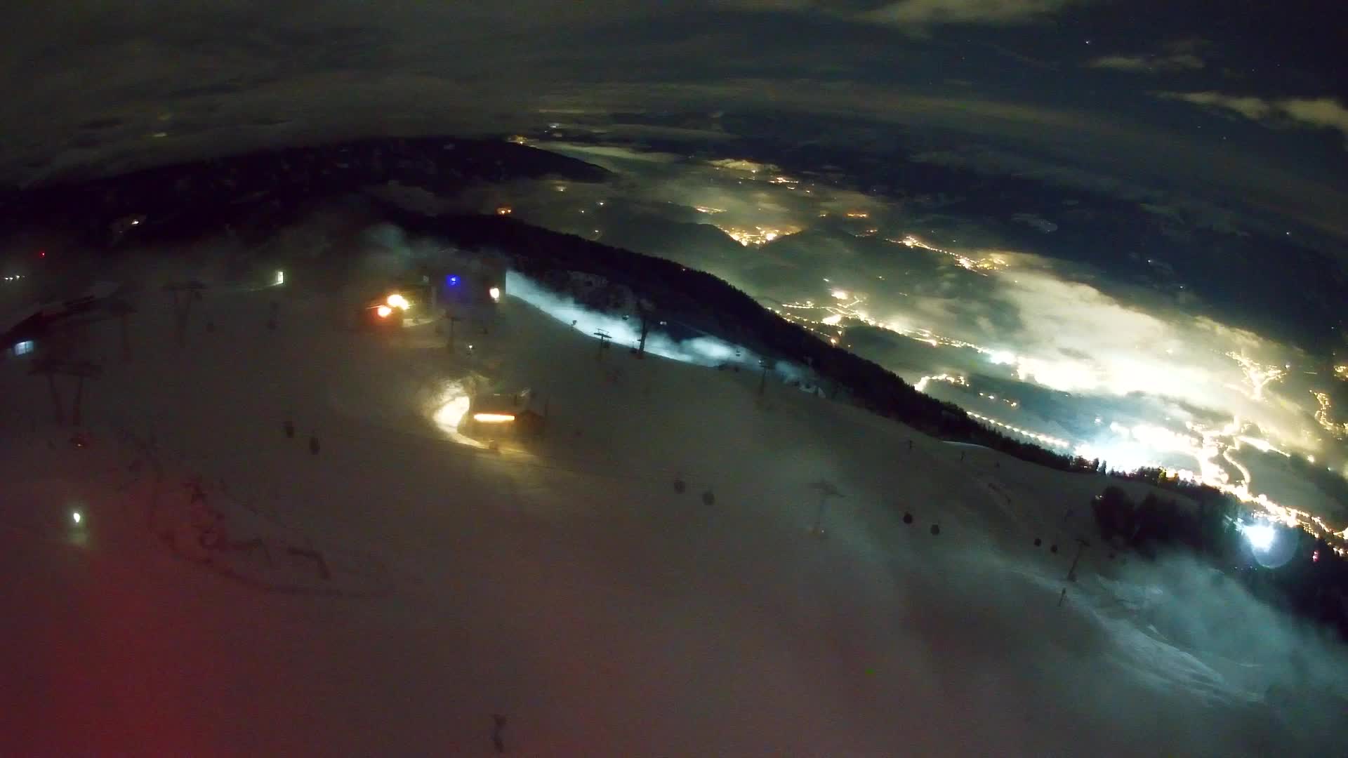 Kronplatz peak Ski resort | view to Bruneck