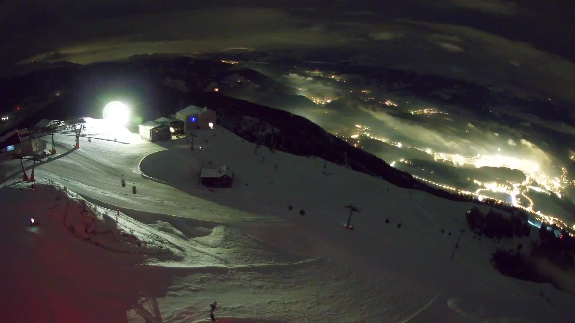 Skigebiet Kronplatz Gipfel | Blick auf Bruneck