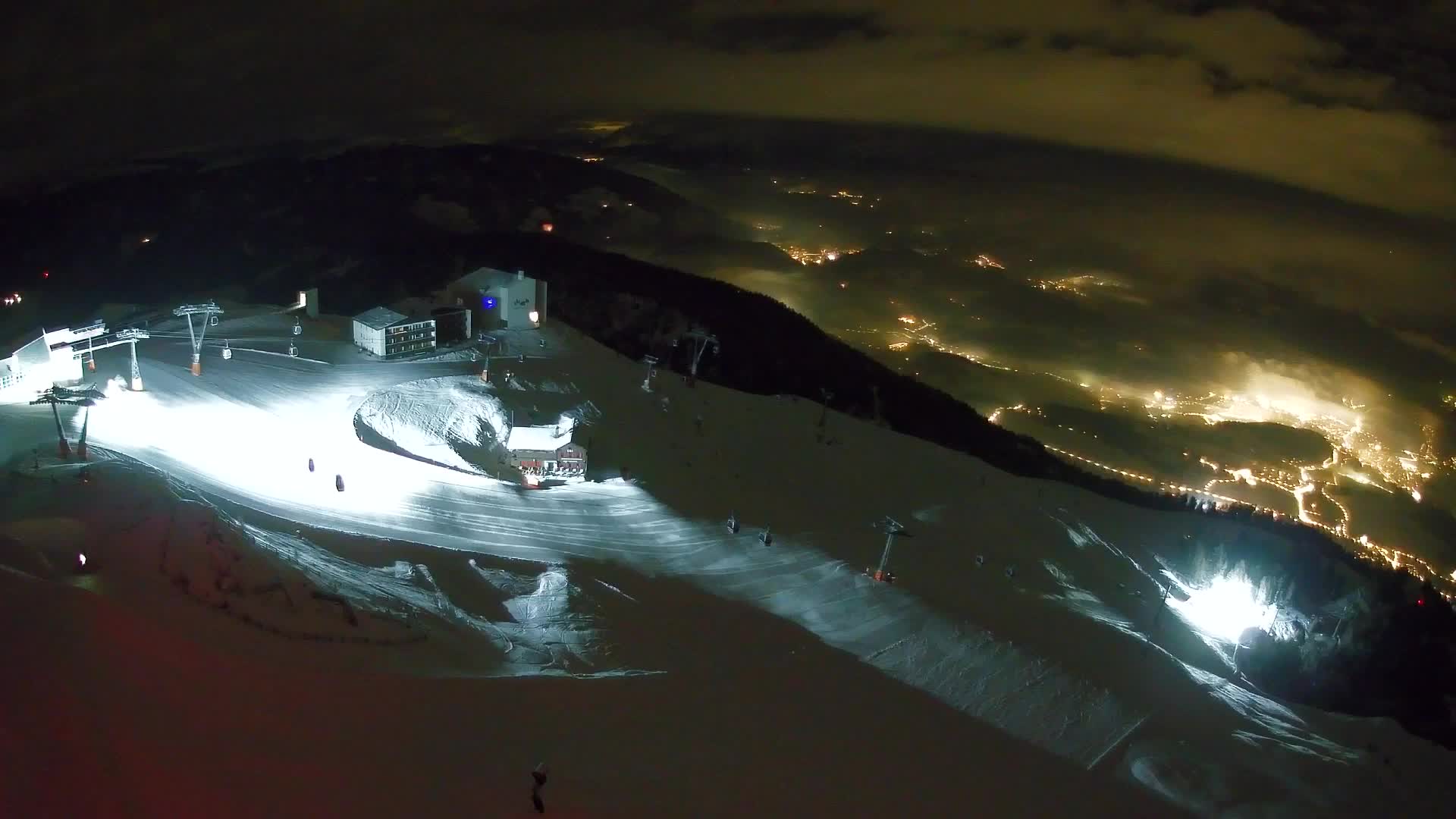 Station de ski Kronplatz sommet | vue sur Brunico