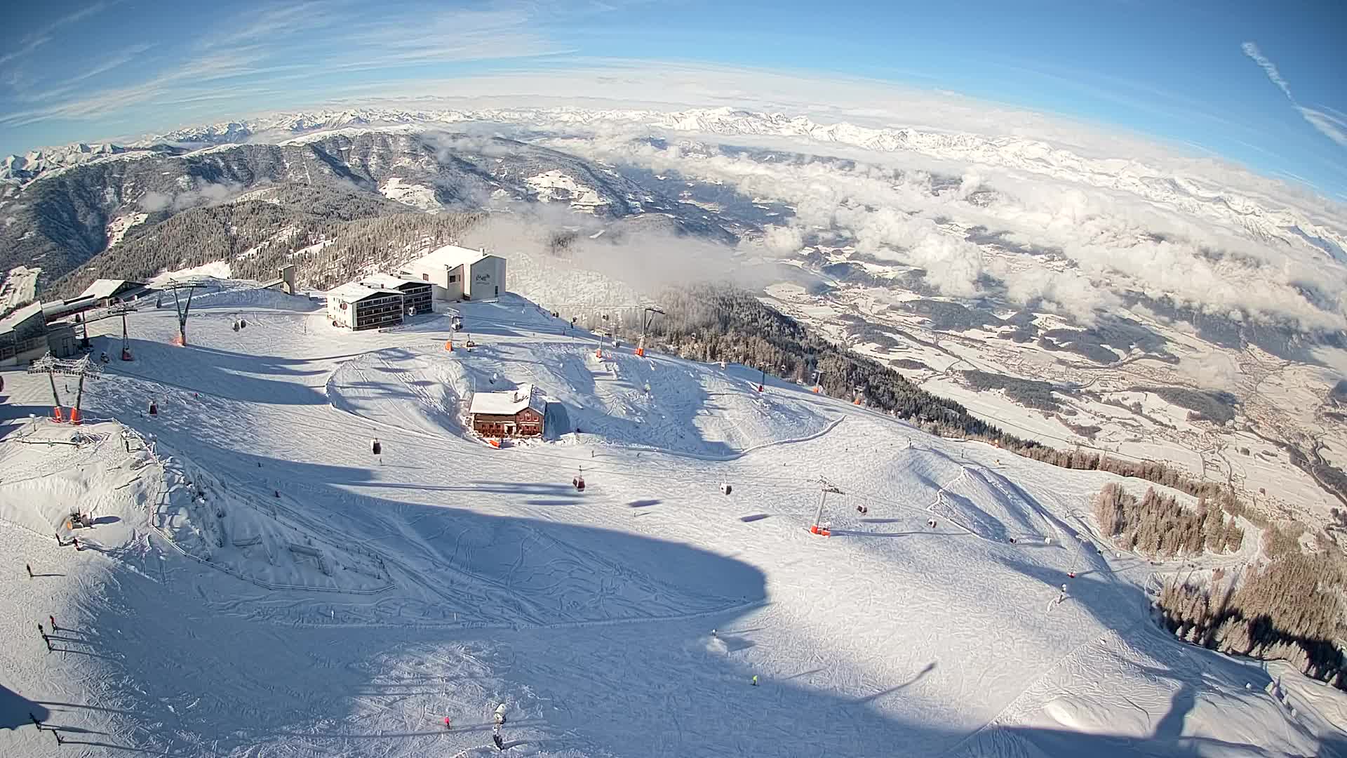 Skijalište Kronplatz – vrh | pogled na Bruneck