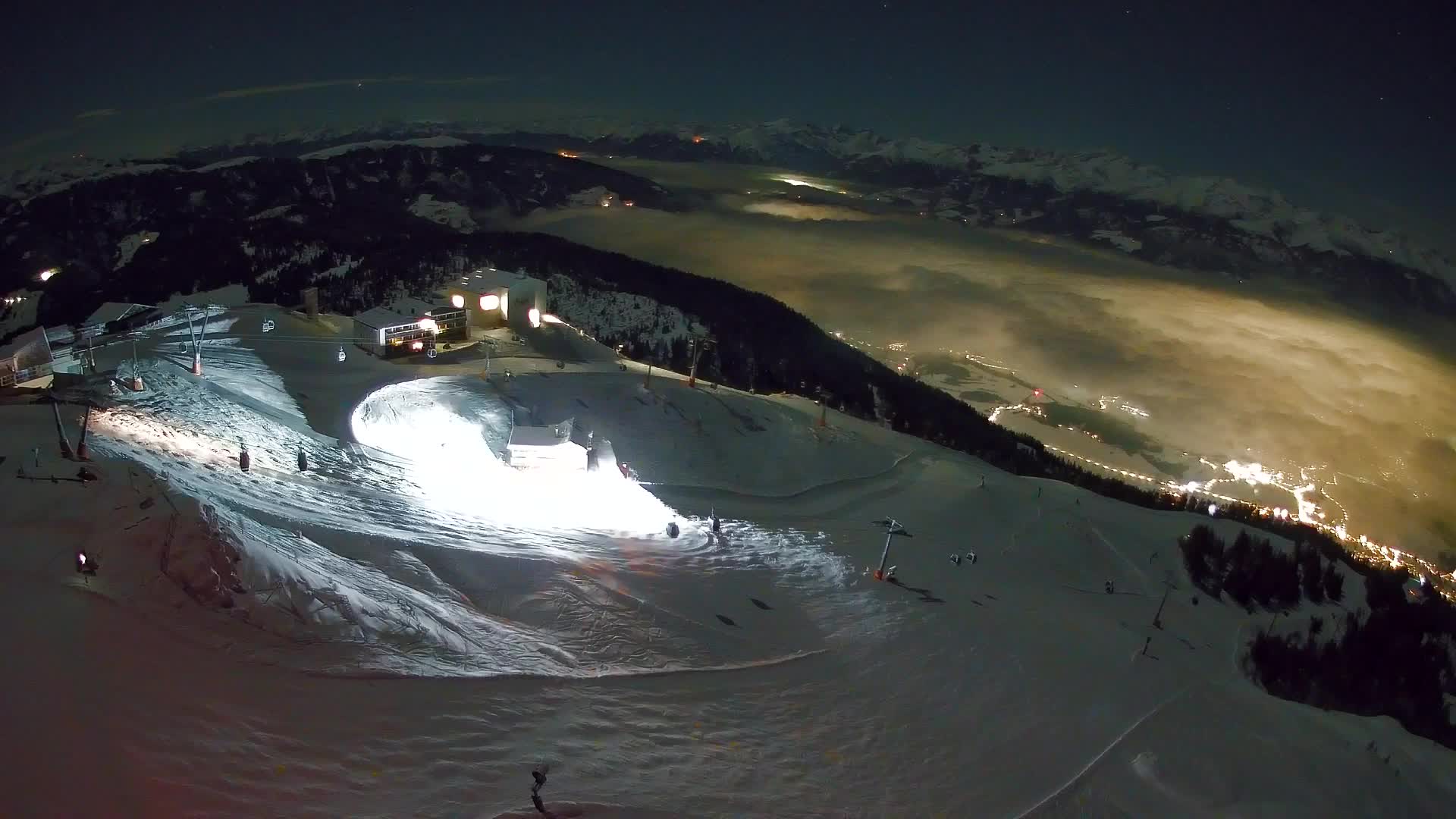 Smučišče Kronplatz – vrh | pogled na Bruneck