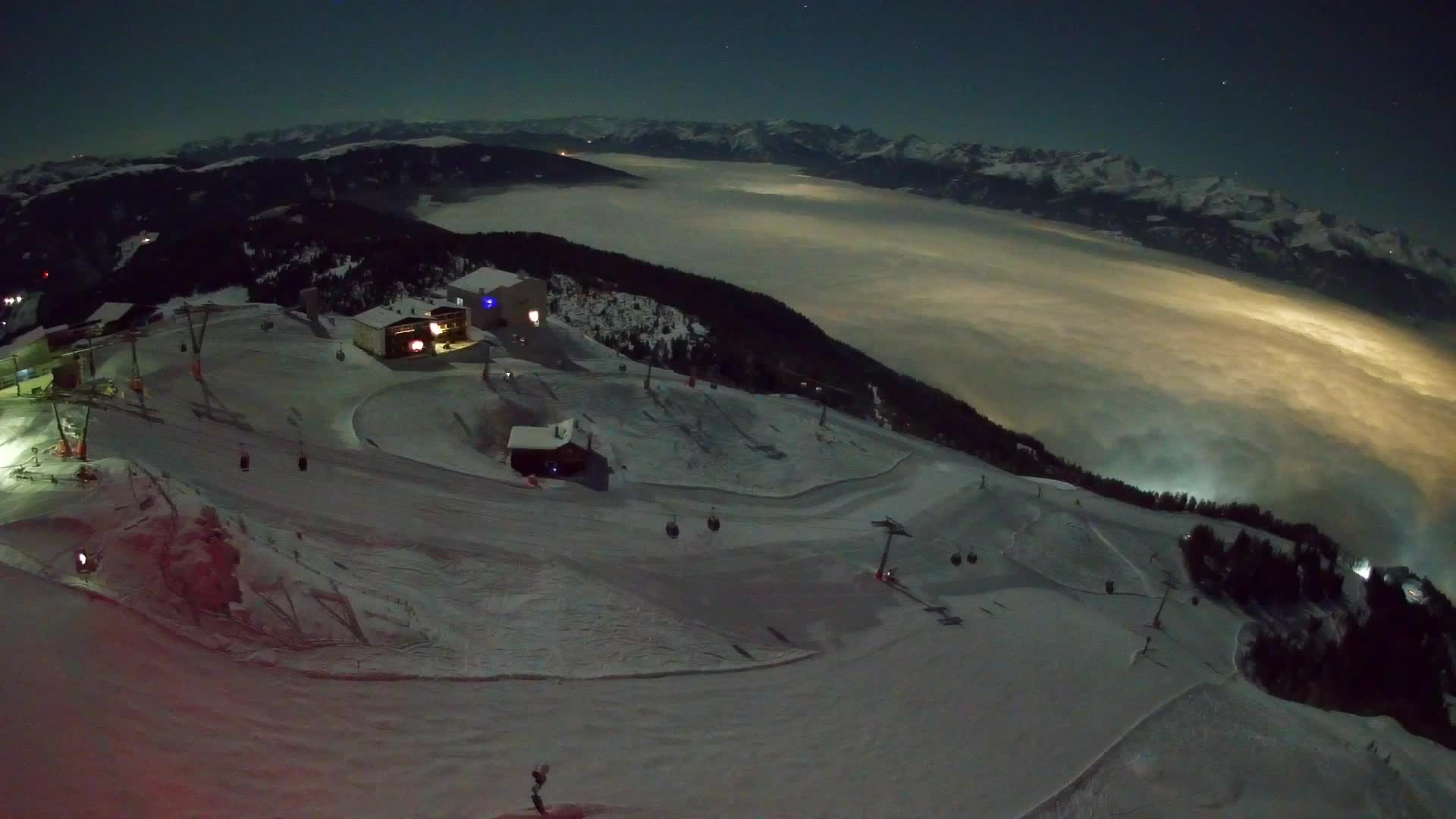 Smučišče Kronplatz – vrh | pogled na Bruneck