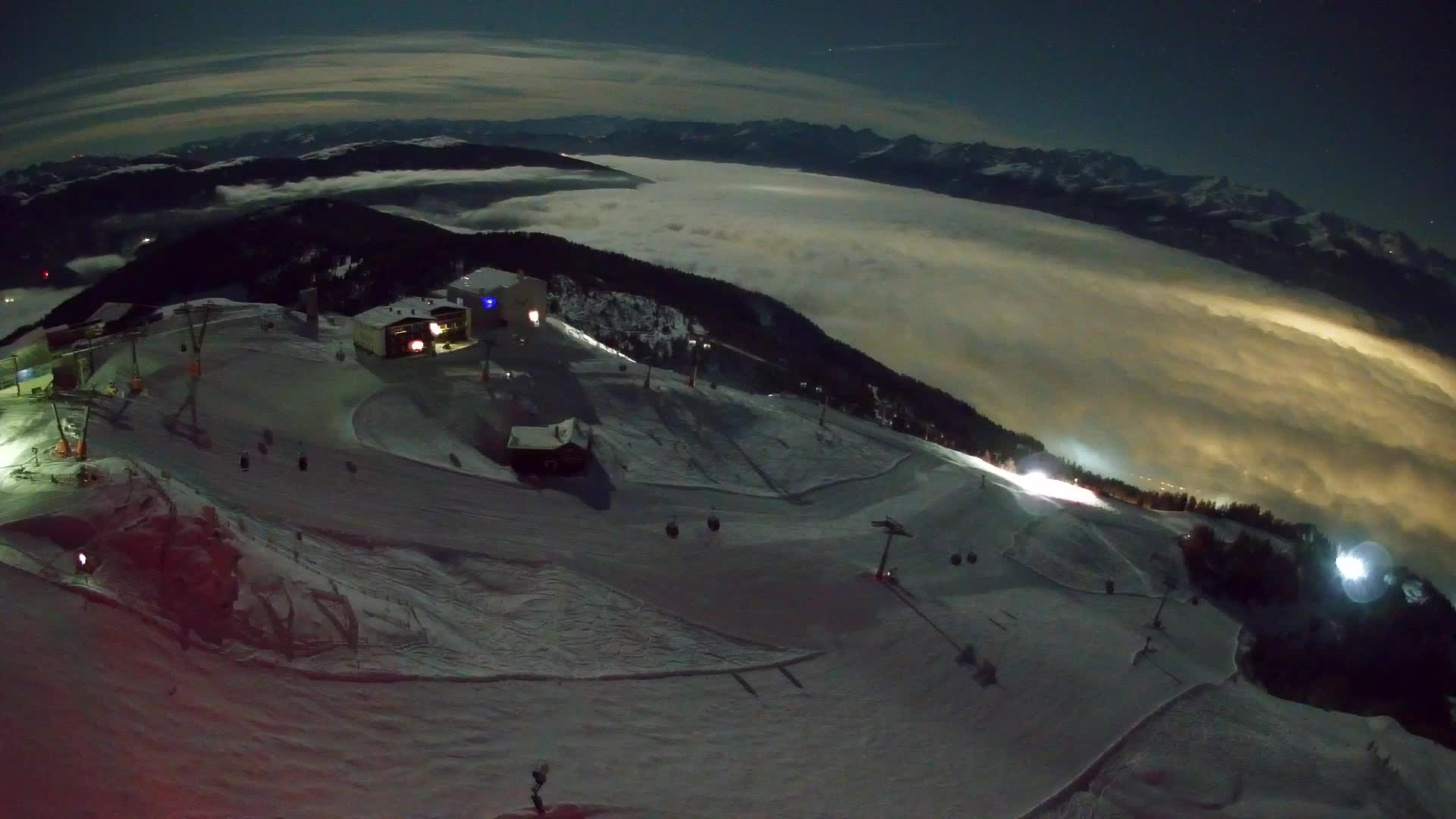 Smučišče Kronplatz – vrh | pogled na Bruneck