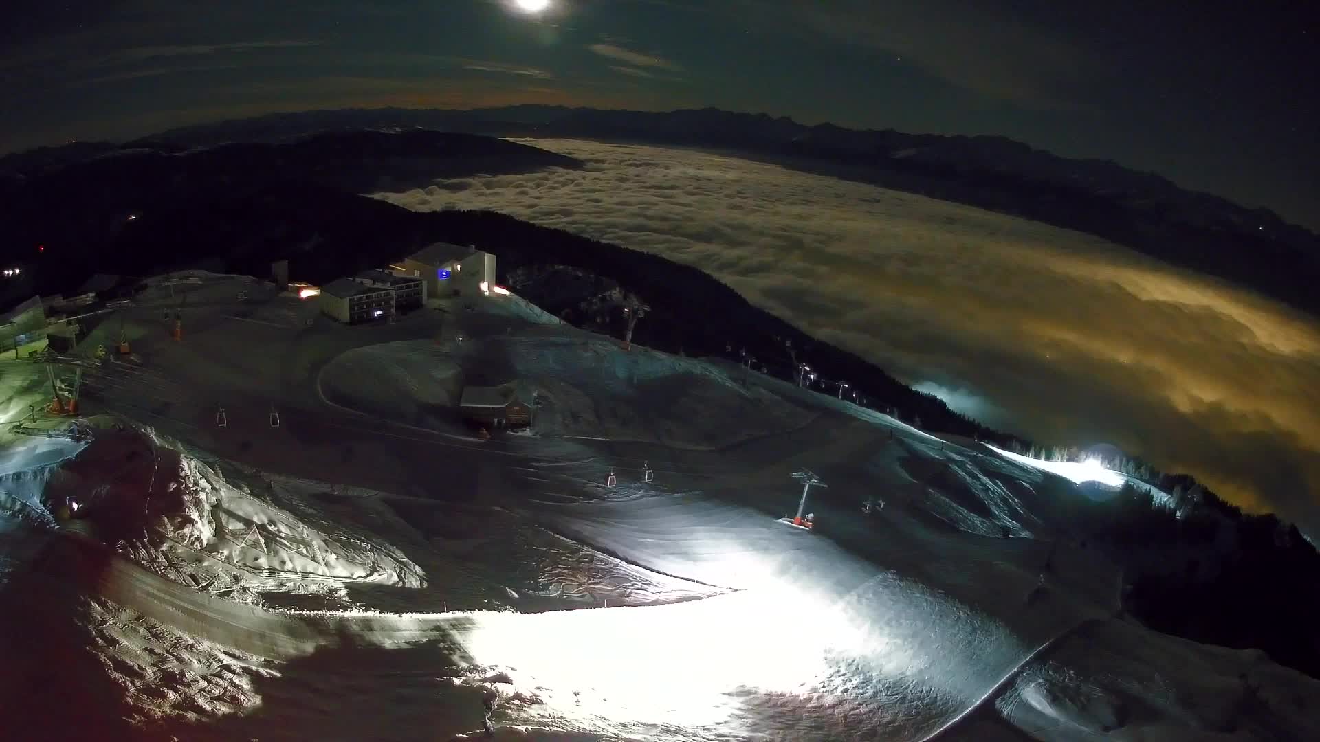 Smučišče Kronplatz – vrh | pogled na Bruneck