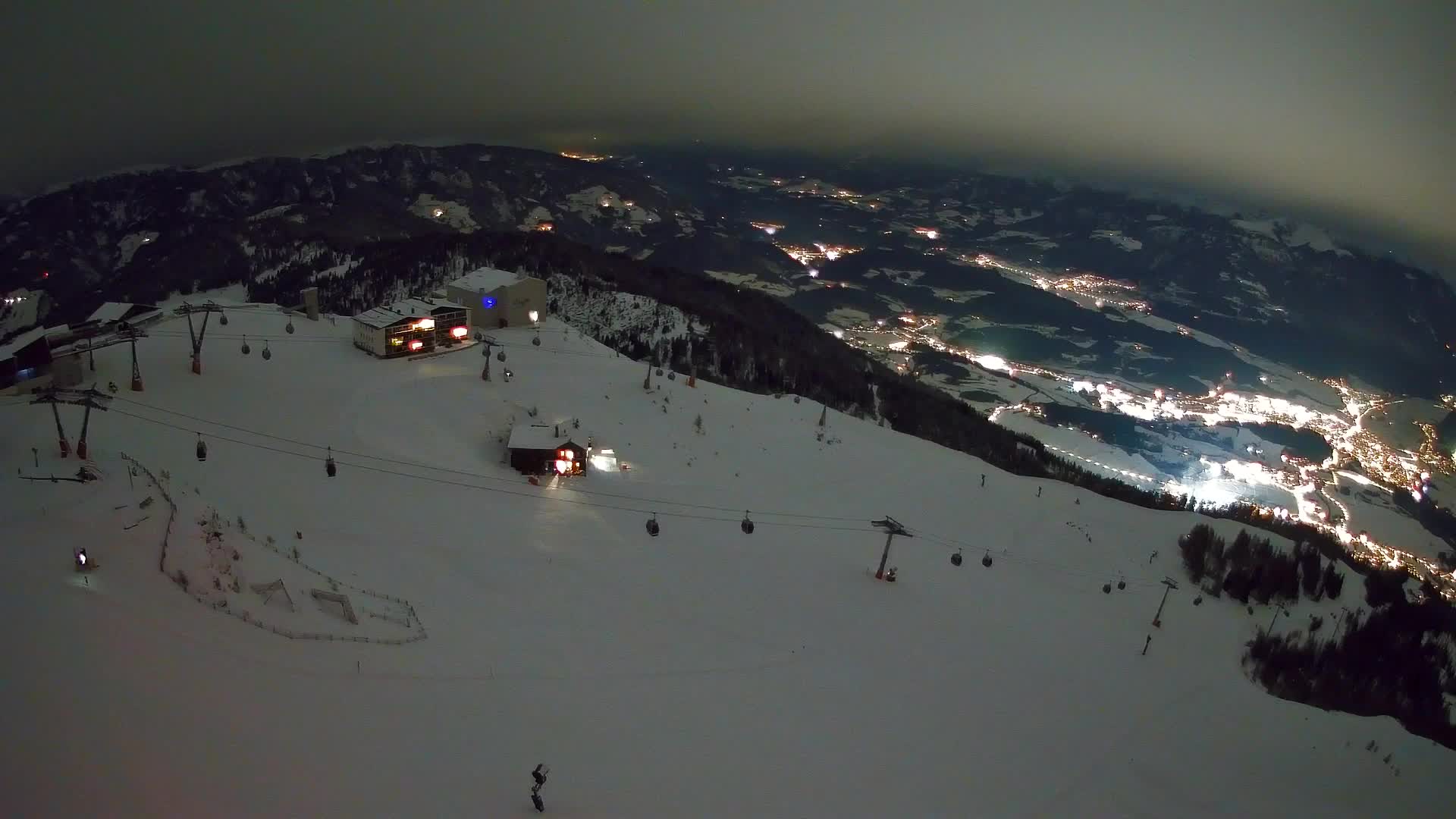 Kronplatz peak Ski resort | view to Bruneck