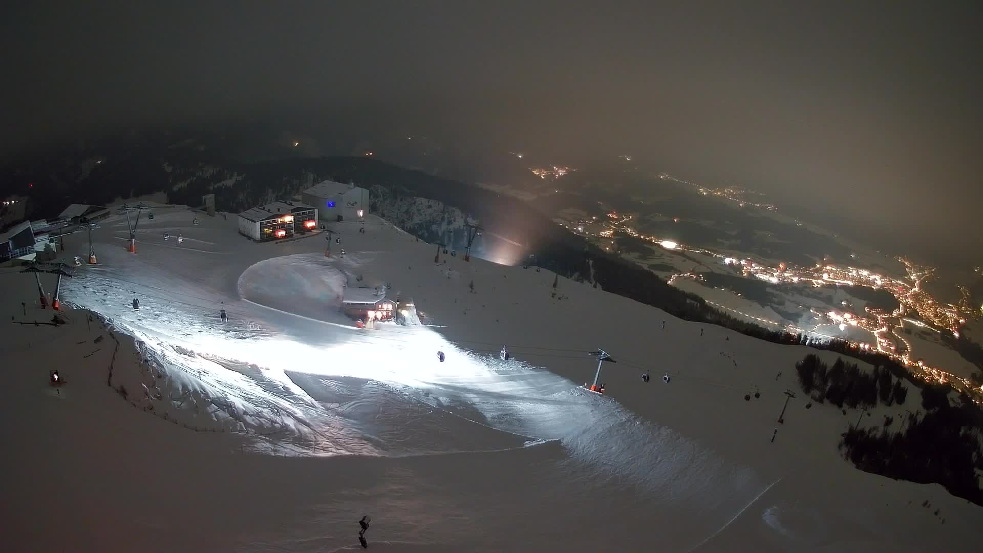 Kronplatz peak Ski resort | view to Bruneck