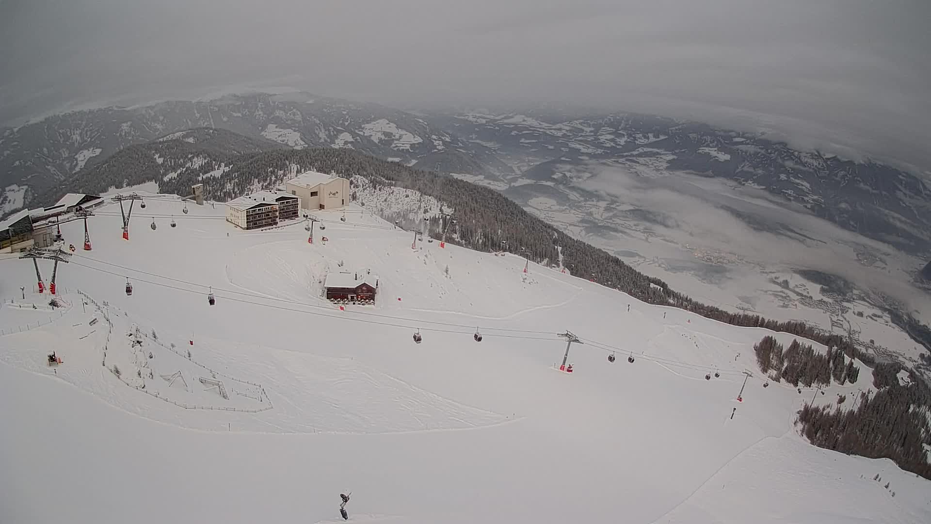 Smučišče Kronplatz – vrh | pogled na Bruneck