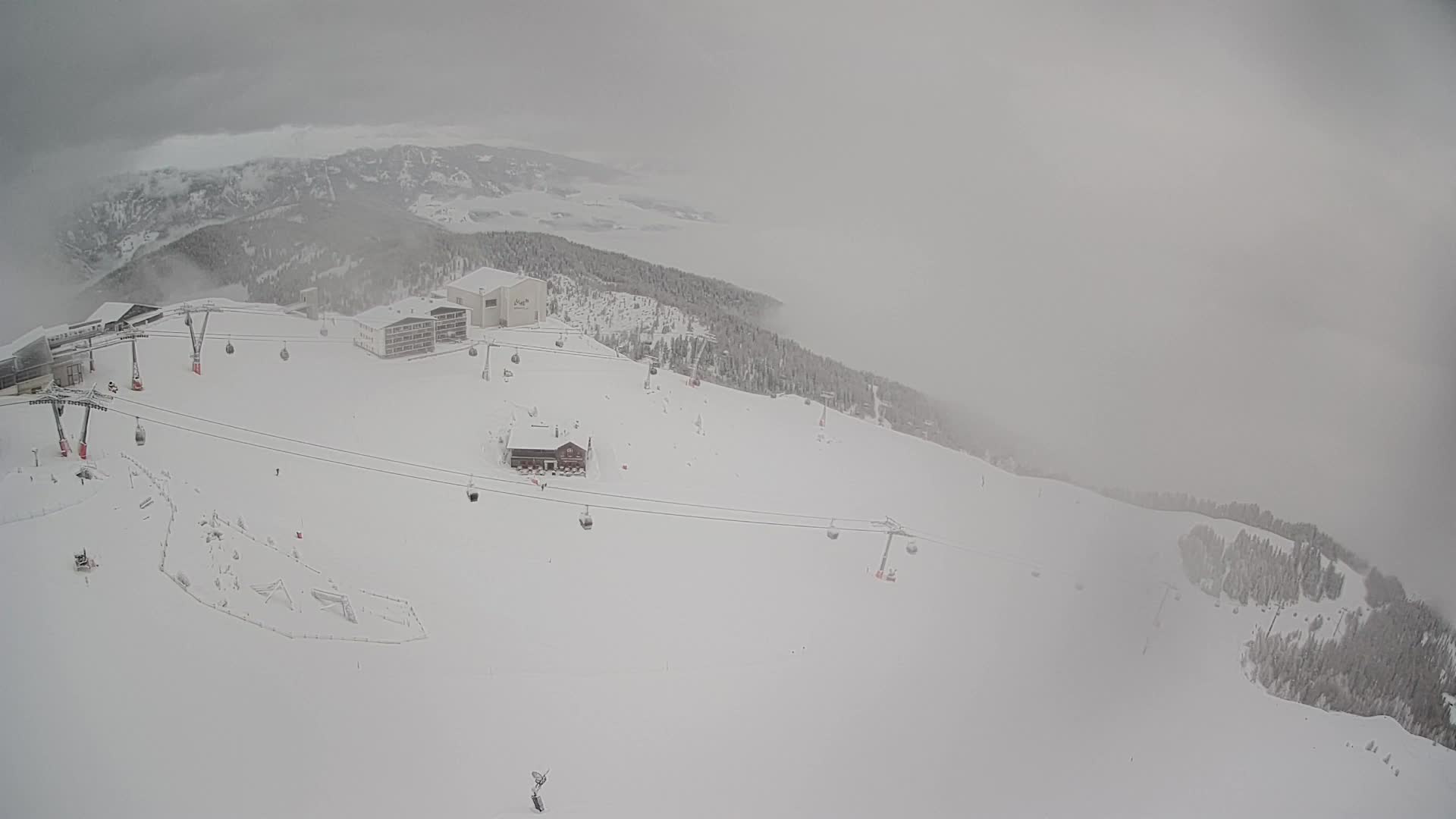 Smučišče Kronplatz – vrh | pogled na Bruneck