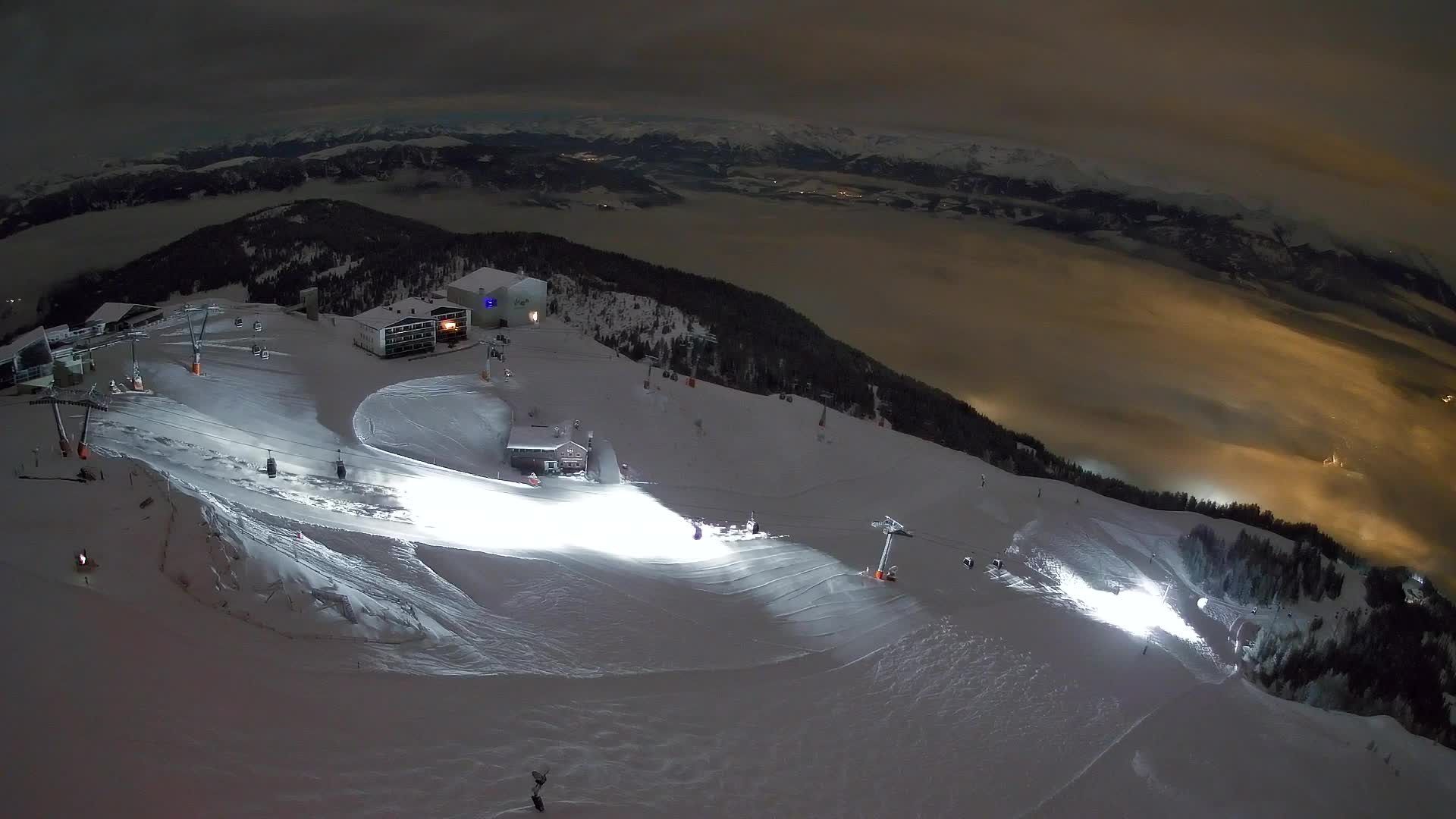 Smučišče Kronplatz – vrh | pogled na Bruneck