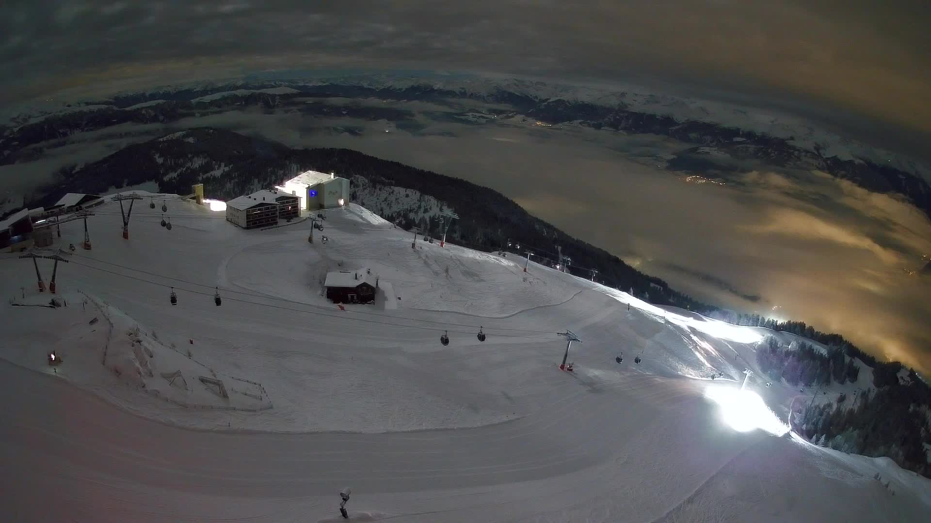 Smučišče Kronplatz – vrh | pogled na Bruneck