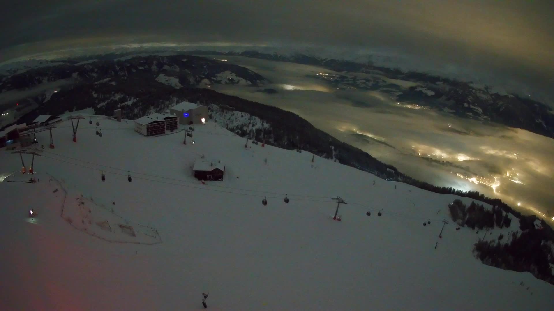 Smučišče Kronplatz – vrh | pogled na Bruneck