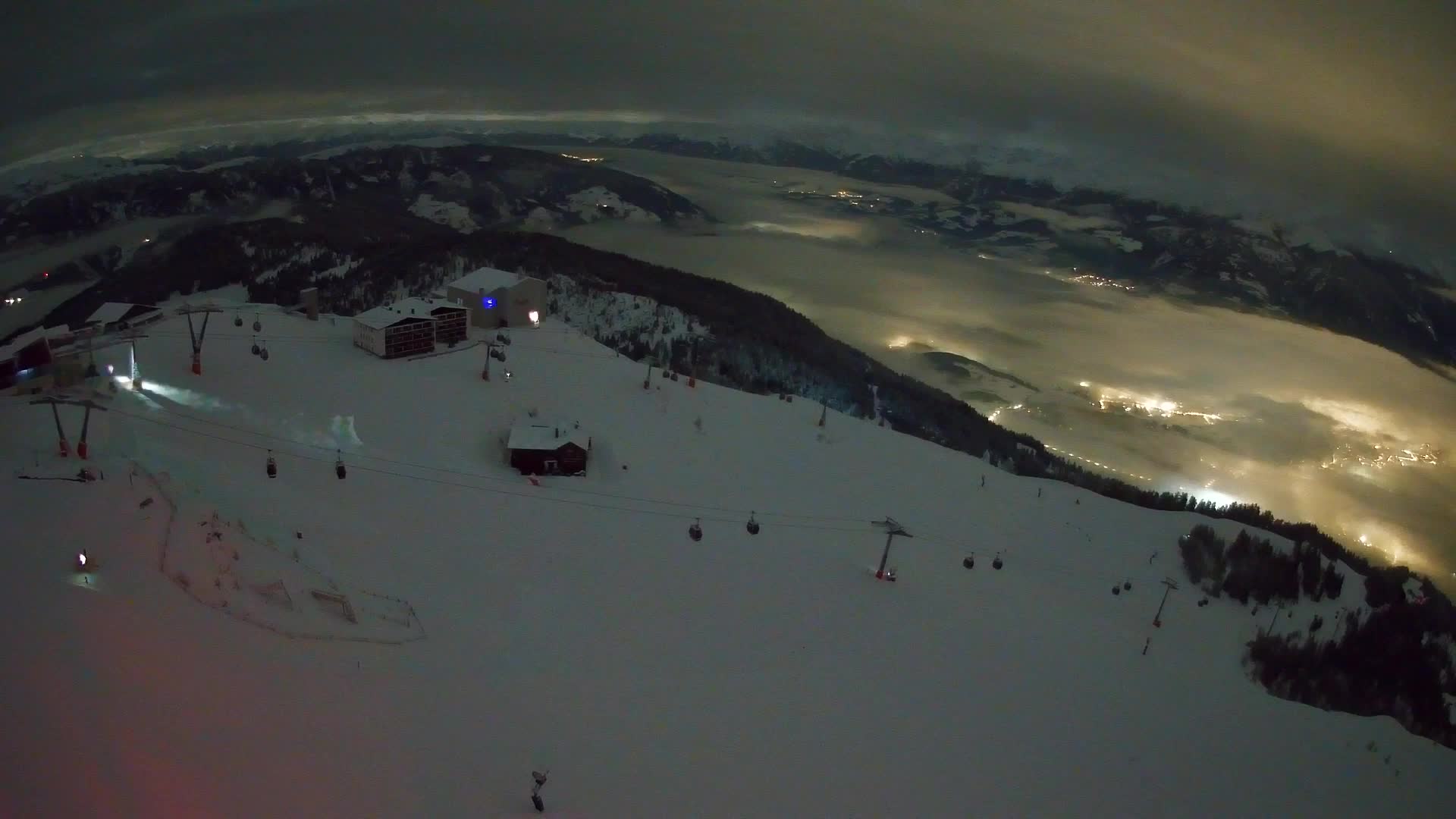 Kronplatz peak Ski resort | view to Bruneck