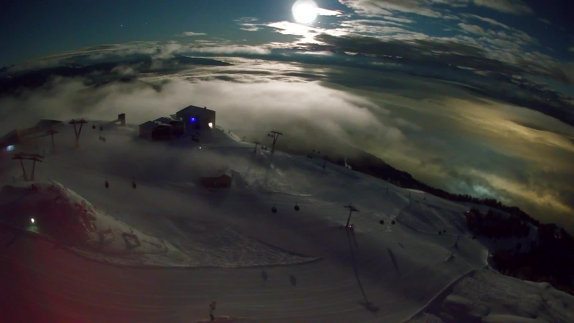 Kronplatz peak Ski resort | view to Bruneck