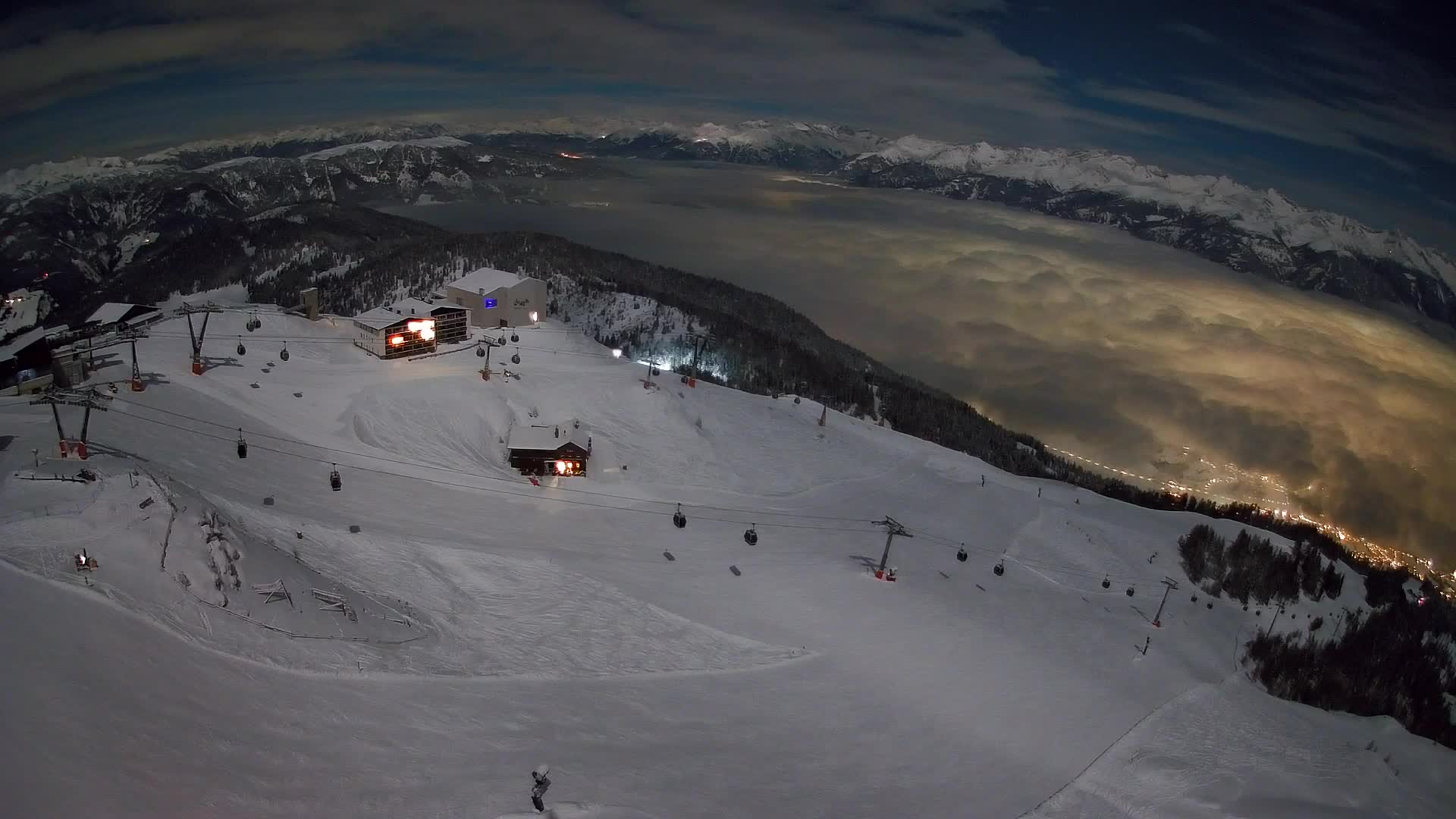 Smučišče Kronplatz – vrh | pogled na Bruneck