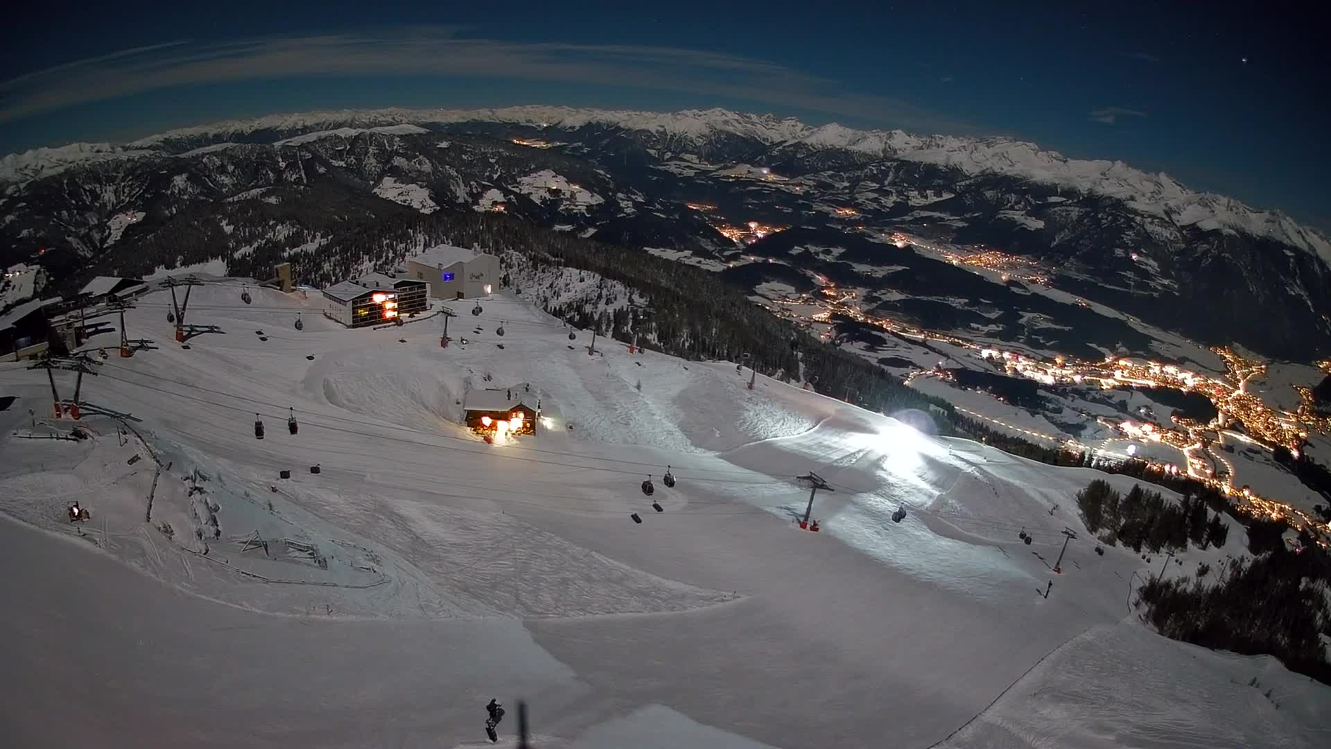 Smučišče Kronplatz – vrh | pogled na Bruneck