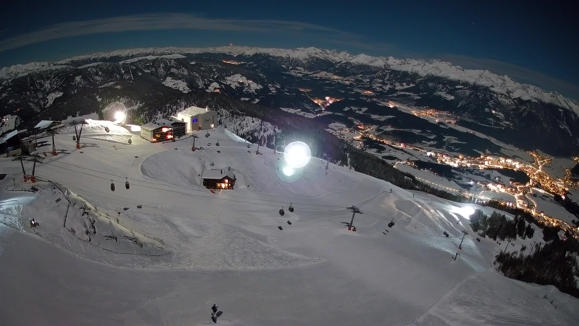 Smučišče Kronplatz – vrh | pogled na Bruneck