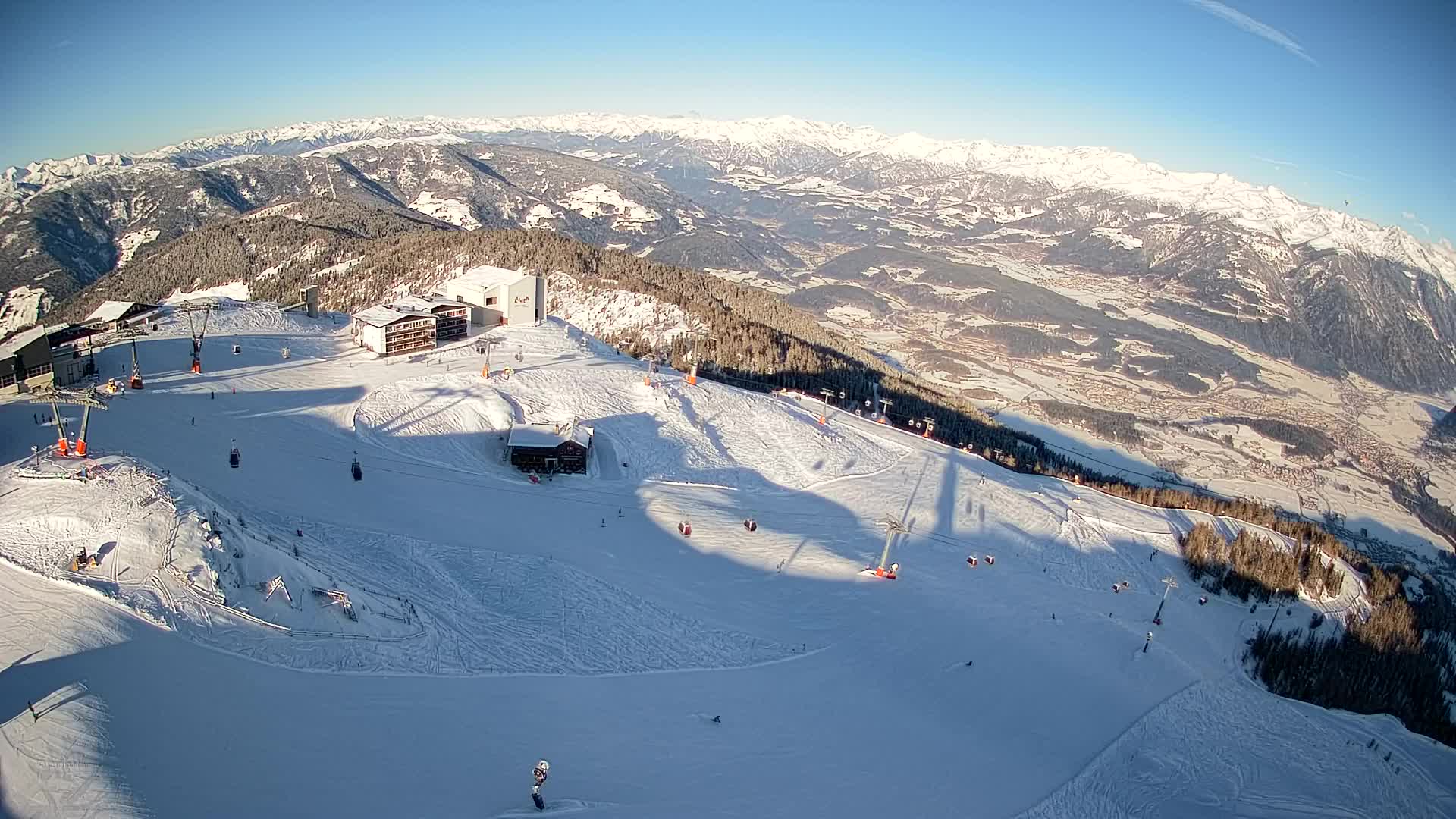 Smučišče Kronplatz – vrh | pogled na Bruneck